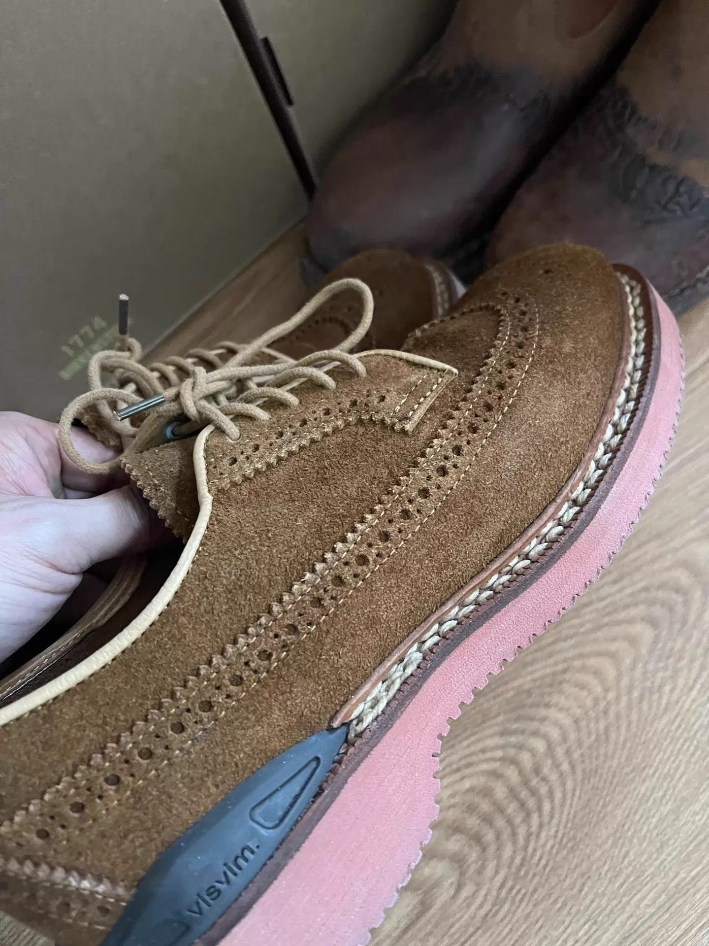 Visvim visvim 16ss patrician wt folk brown 8.5 mint brogue Size US 8.5 / EU 41-42 - 4 Thumbnail
