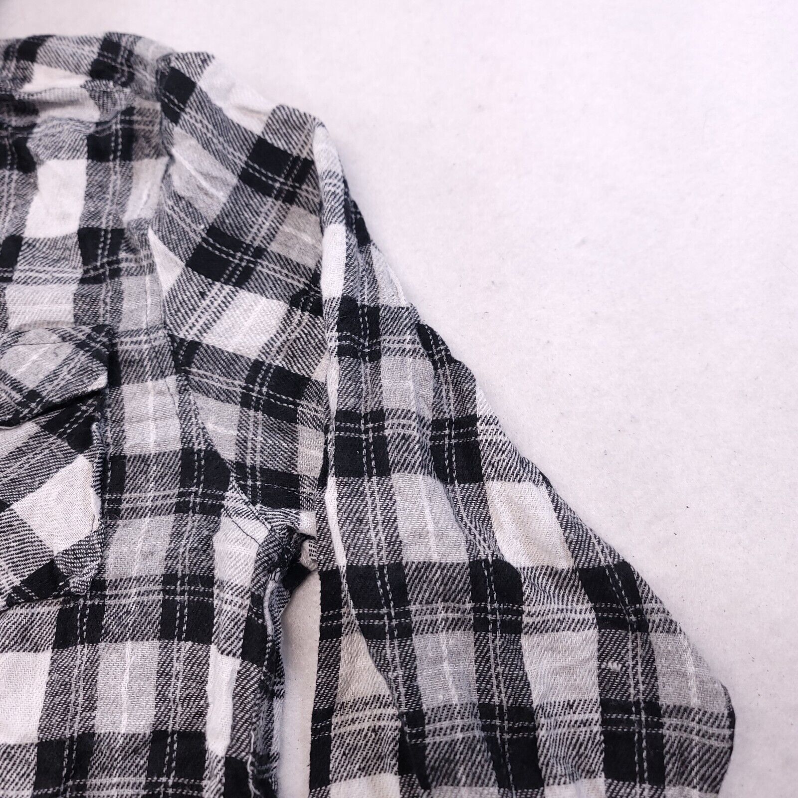 Blue Gear Blue Gear Long Sleeve Hoodie Mens Size Large L Black Plaid Size US L / EU 52-54 / 3 - 5 Thumbnail