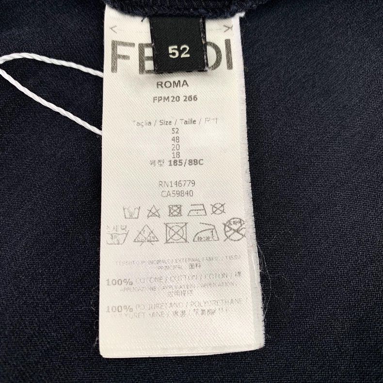 Fendi Fendi Black Devil Eye Print TShirt Size US L / EU 52-54 / 3 - 7 Thumbnail