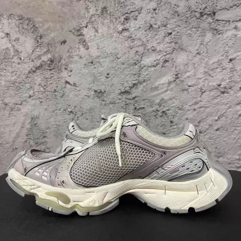 Balenciaga Balenciaga Gray White Dad Sneakers-2505 Size US 5 / EU 37 - 5 Thumbnail