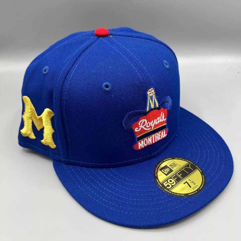 New Era Montreal Royals Hat Men 59Fifty New Era MiLB Fitted Cap New Size ONE SIZE - 3 Thumbnail