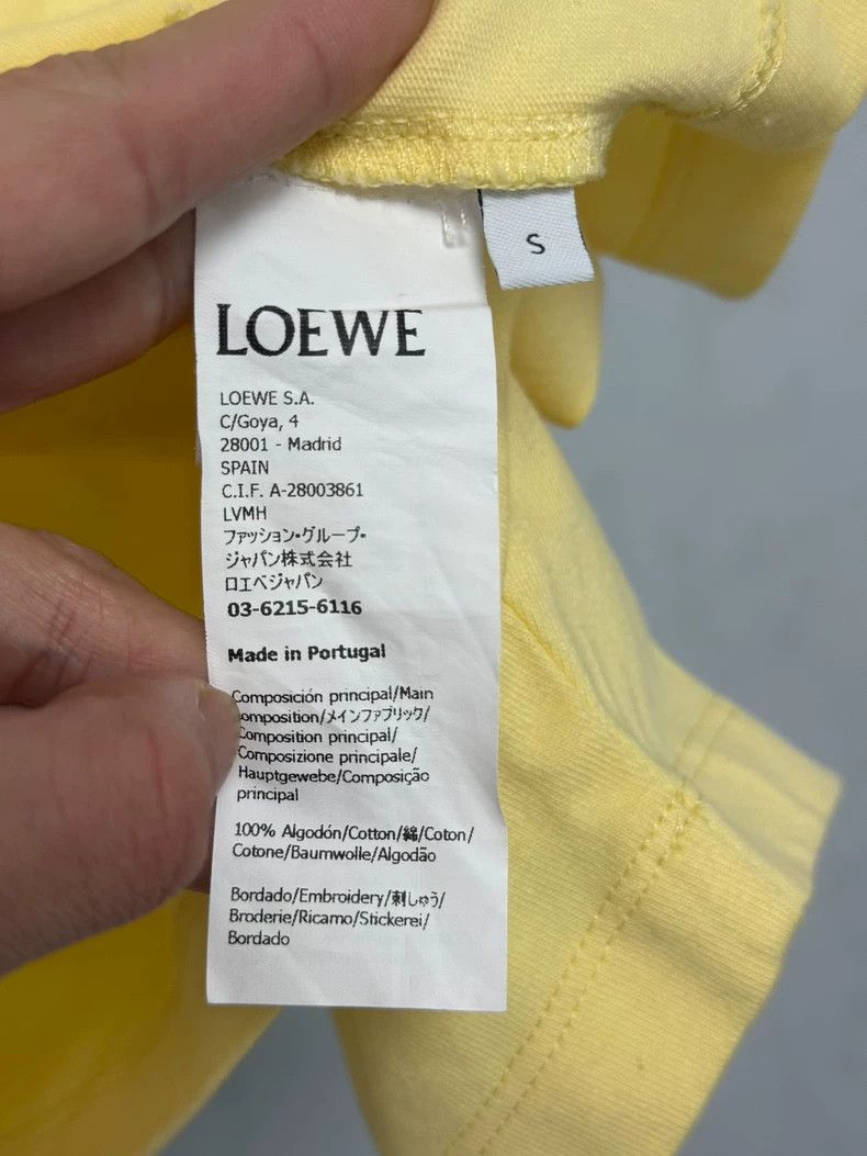 Loewe LOEWE Logo identification beige short sleeve Size S / US 4 / IT 40 - 3 Thumbnail