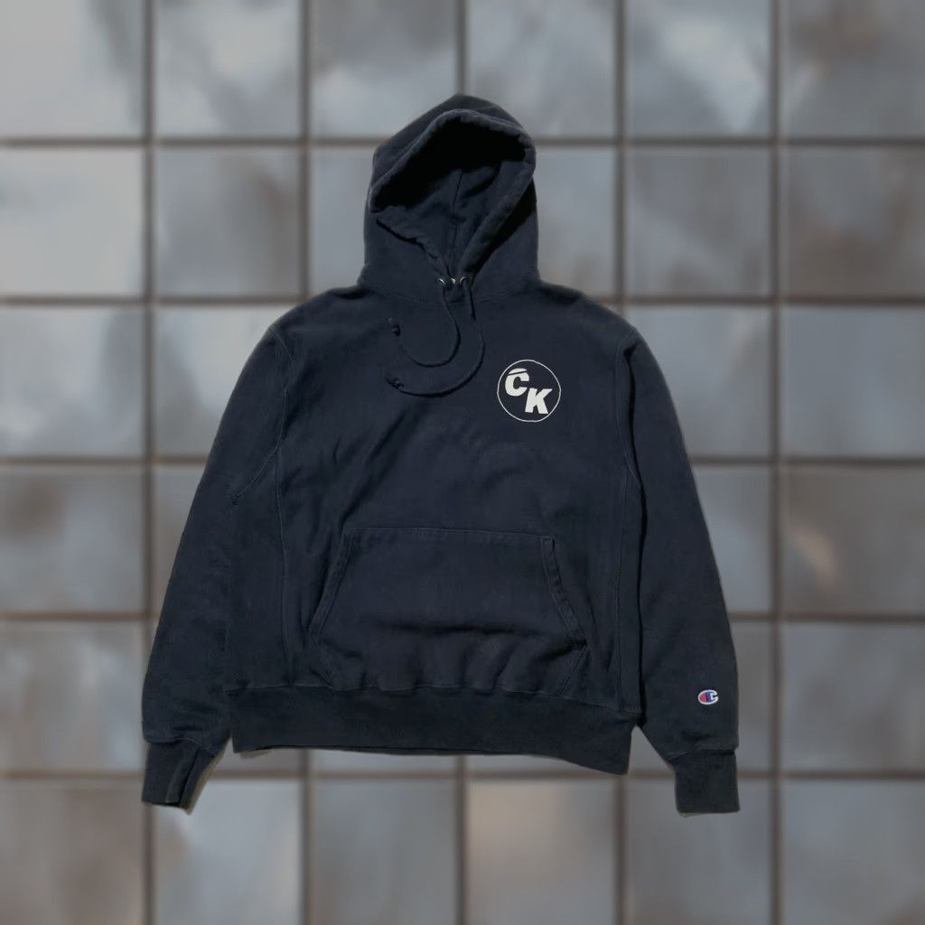Champion Champion Reverse Weave I Love CoolKicks Graphic Navy Blue Pullover Hoodie Sz. L Mens Blue Size US L / EU 52-54 / 3 - 1 Thumbnail
