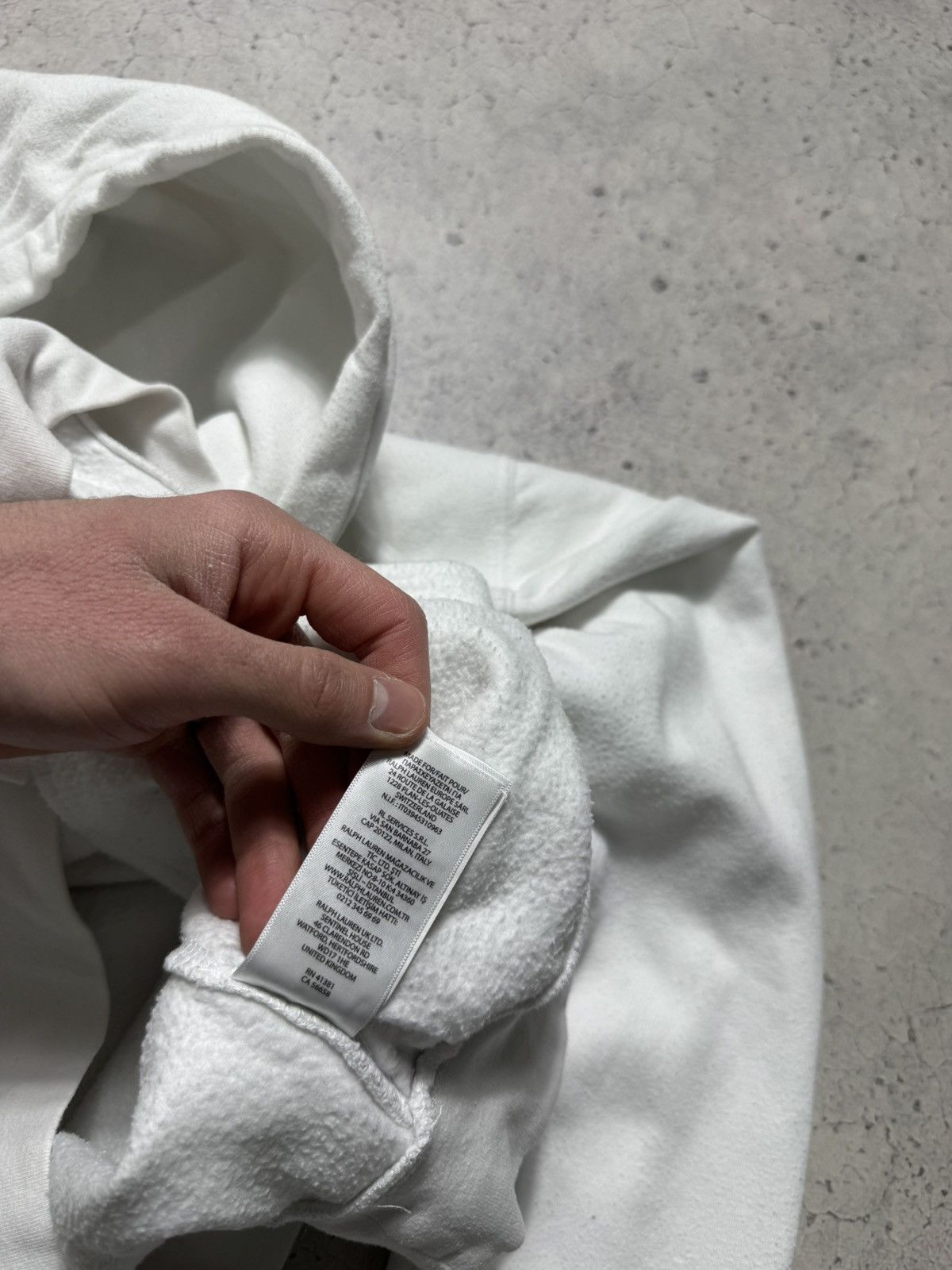 Polo Ralph Lauren Polo Ralph Lauren Bear Big Logo White Hoodie PRL Size M Size US M / EU 48-50 / 2 - 10 Thumbnail