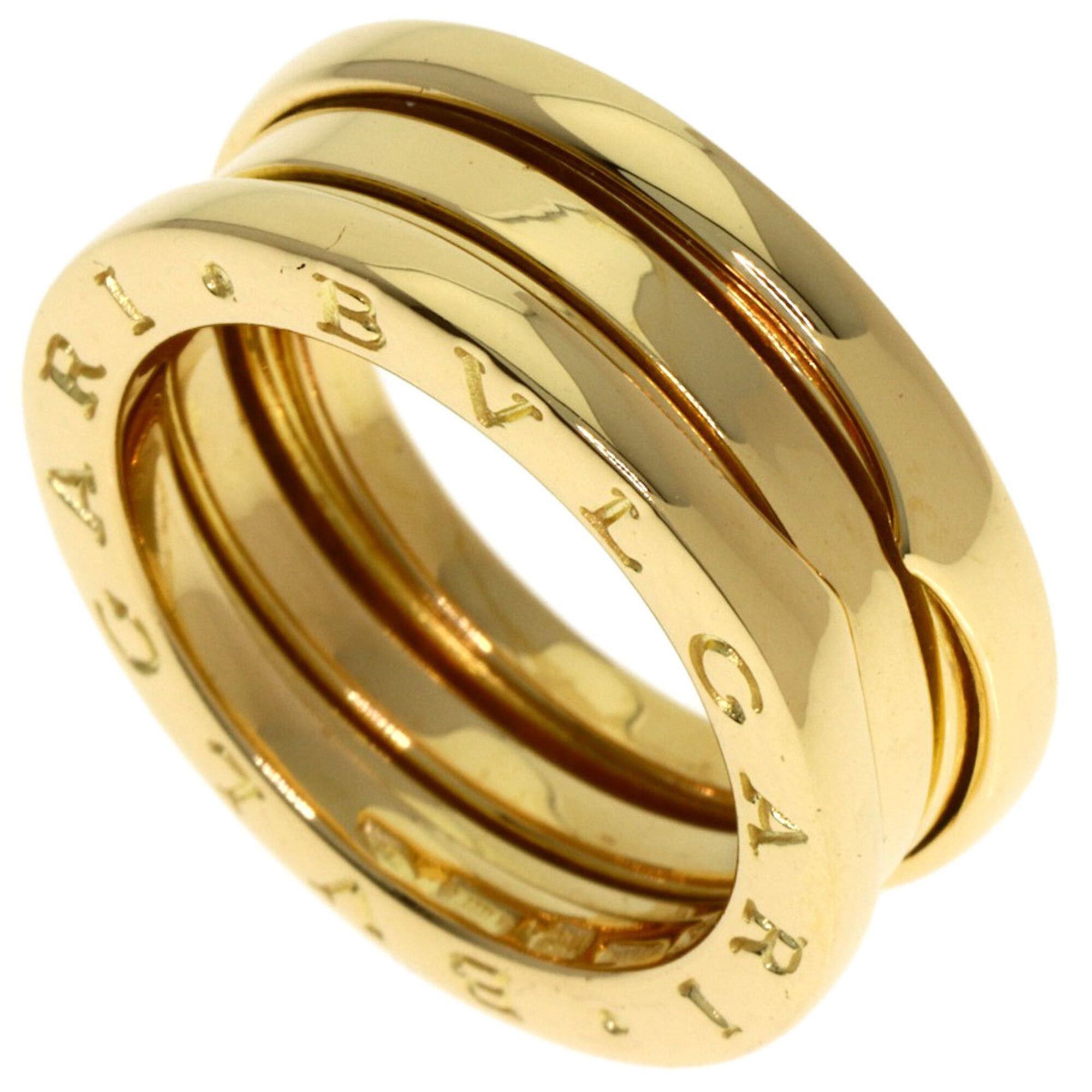 Bvlgari BVLGARI B-zero1 2-band ring #52, 18K yellow gold, women's. Size ONE SIZE - 1 Thumbnail