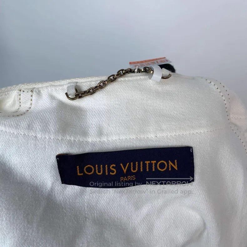 Louis Vuitton Louis Vuitton Dark-print full-print denim baseball shirt Size US M / EU 48-50 / 2 - 9 Thumbnail