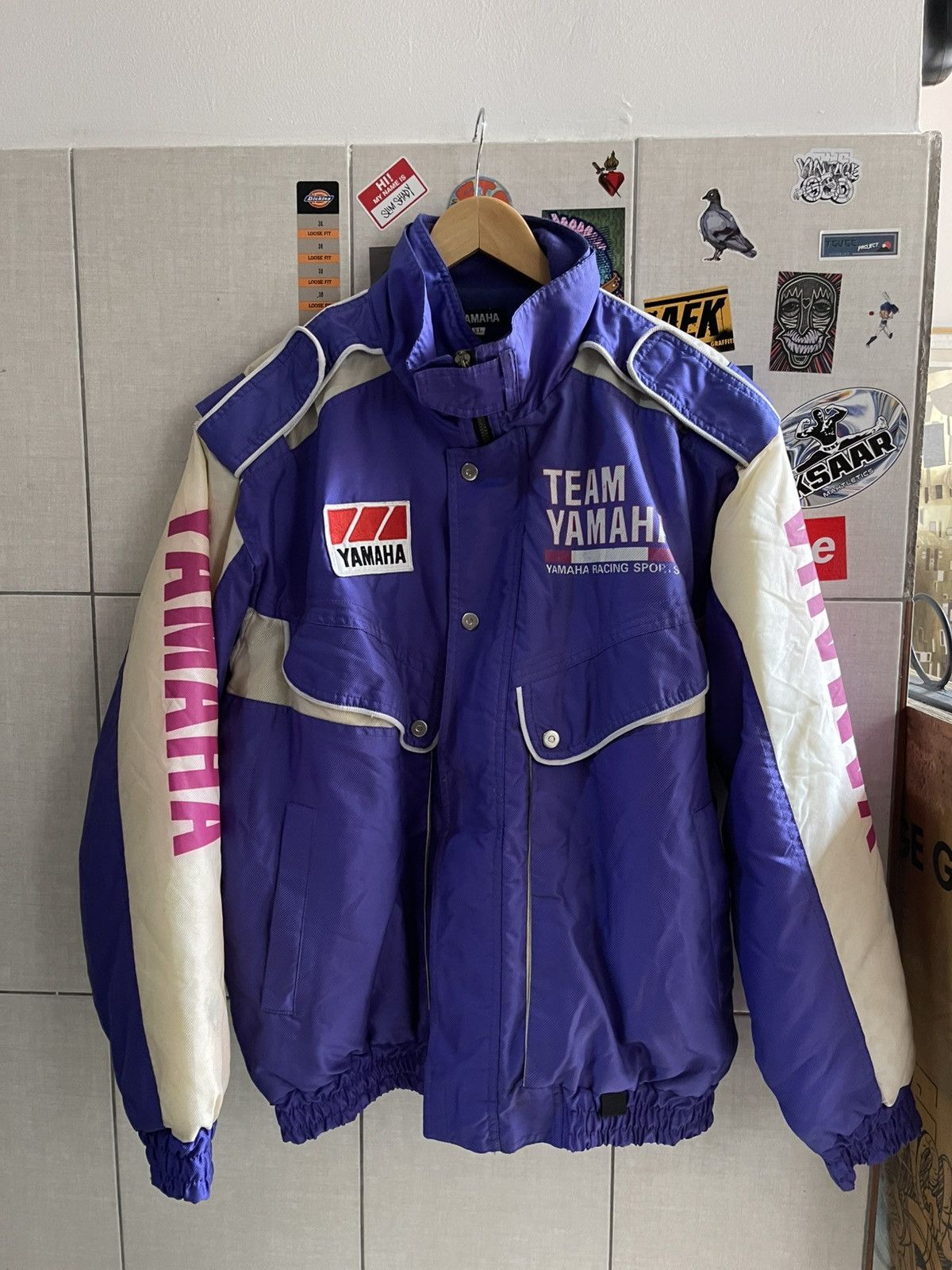 Yamaha Vintage Yamaha Racing Jacket 90s Rare Size US XL / EU 56 / 4 - 1 Thumbnail