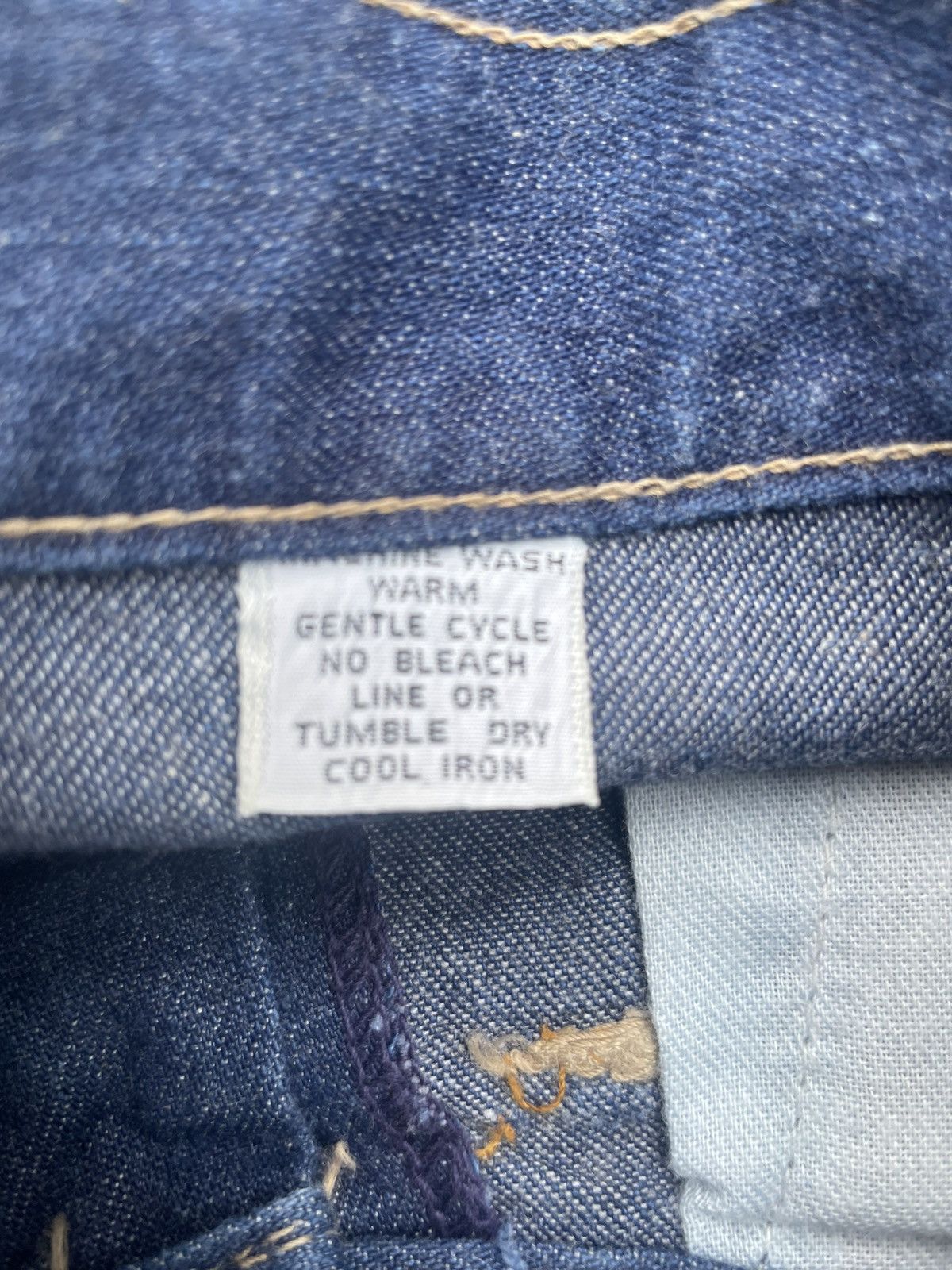 Other Vintage 70’s Unknown Flare Jeans Size US 28 / EU 44 - 15 Thumbnail