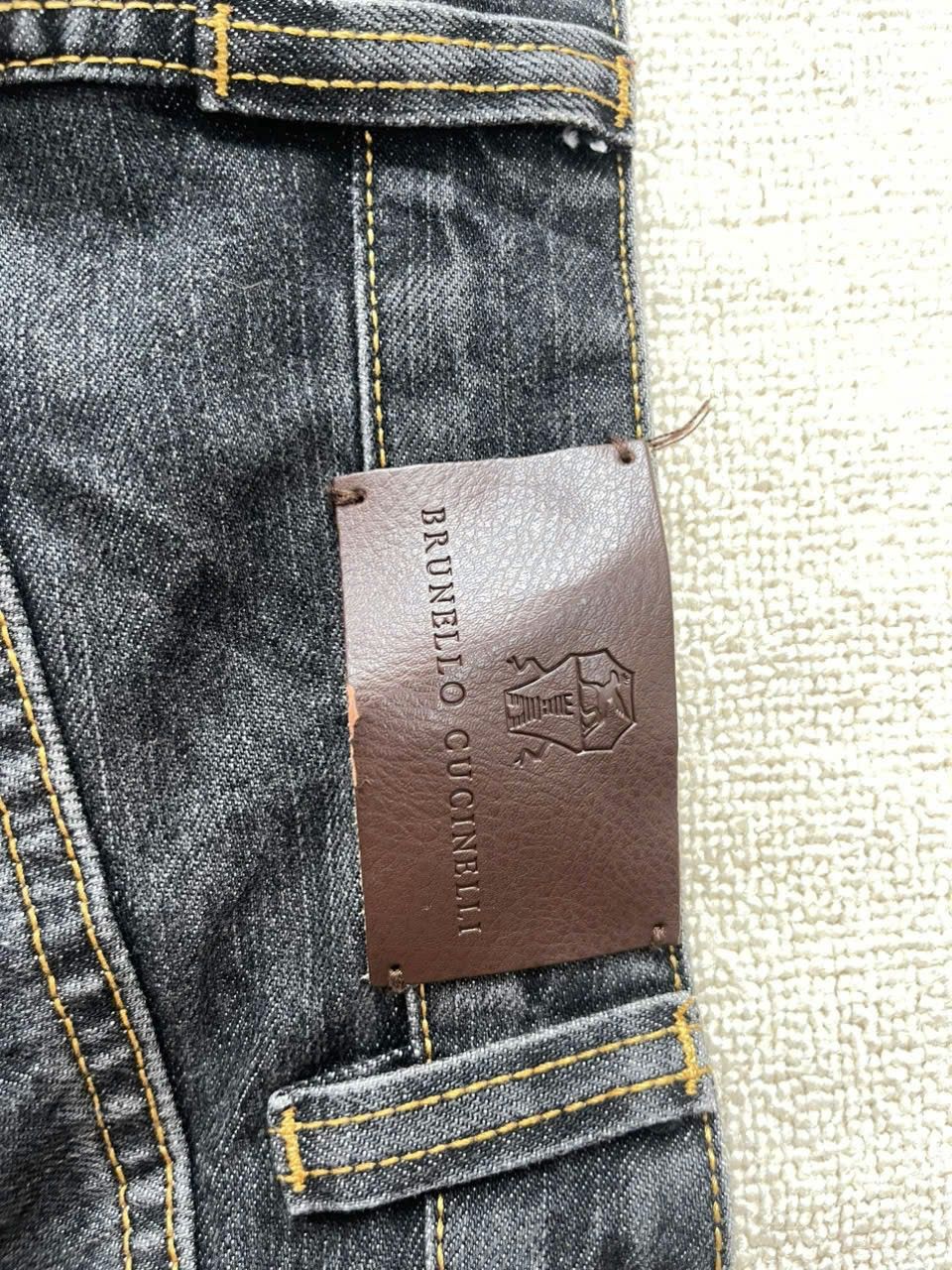 Brunello Cucinelli Brunello Cucinelli black wash wideleg jeans Size 26" / US 2 / IT 38 - 13 Thumbnail