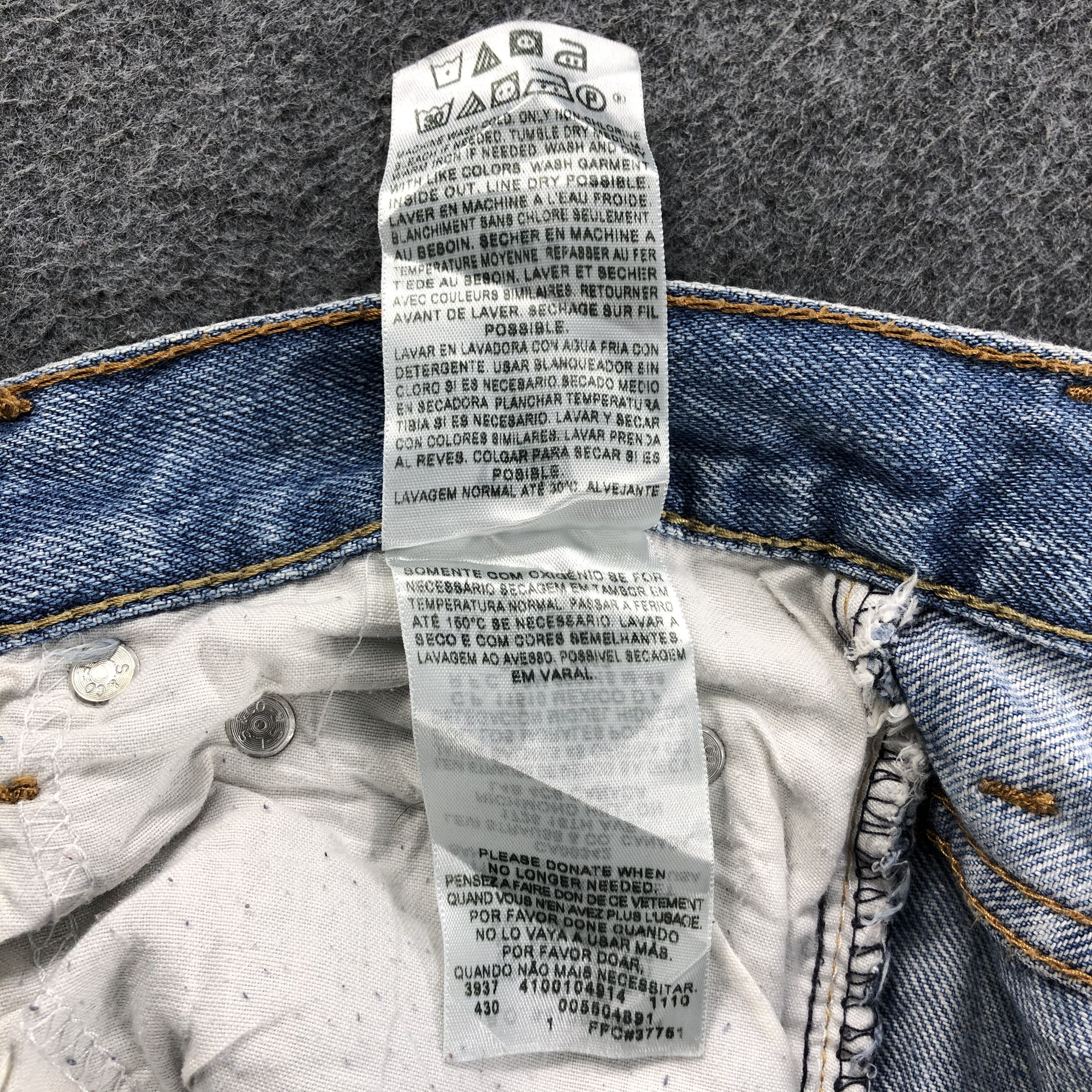 Levi's × Vintage Vintage 90s Levis Jeans Lot 550-JM784 Size US 30 / EU 46 - 10 Thumbnail