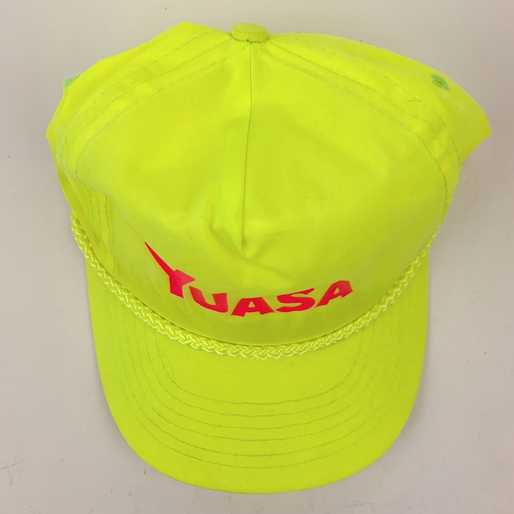 Pinko VINTAGE Yuasa Neon Pink Yellow Rope Snapback Trucker Hat Cap Cap? Size ONE SIZE - 3 Thumbnail