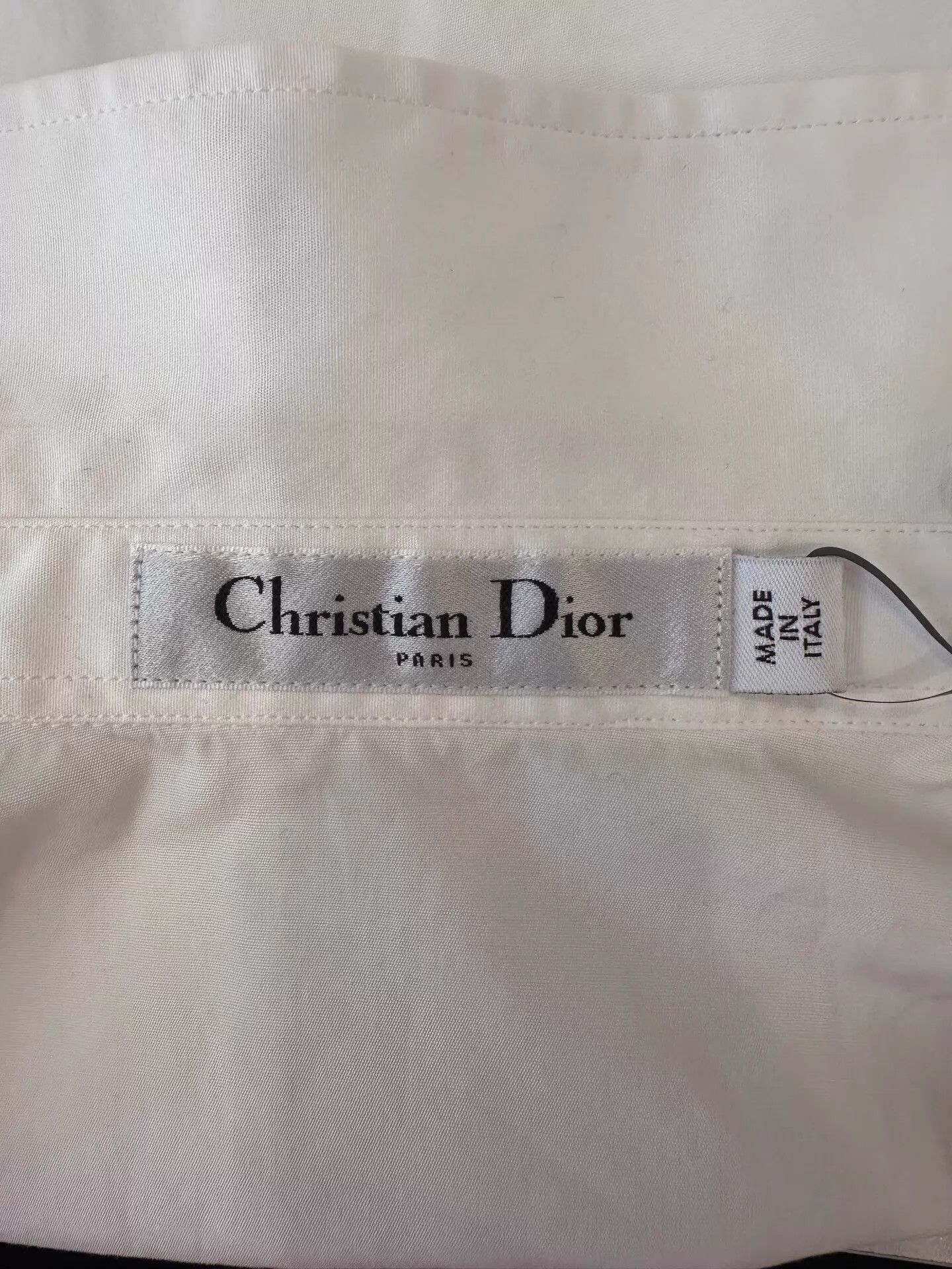 Dior Dior women's white puffed sleeves black bee embroidery shirt Size XXS / US 00 / IT 34 - 6 Thumbnail