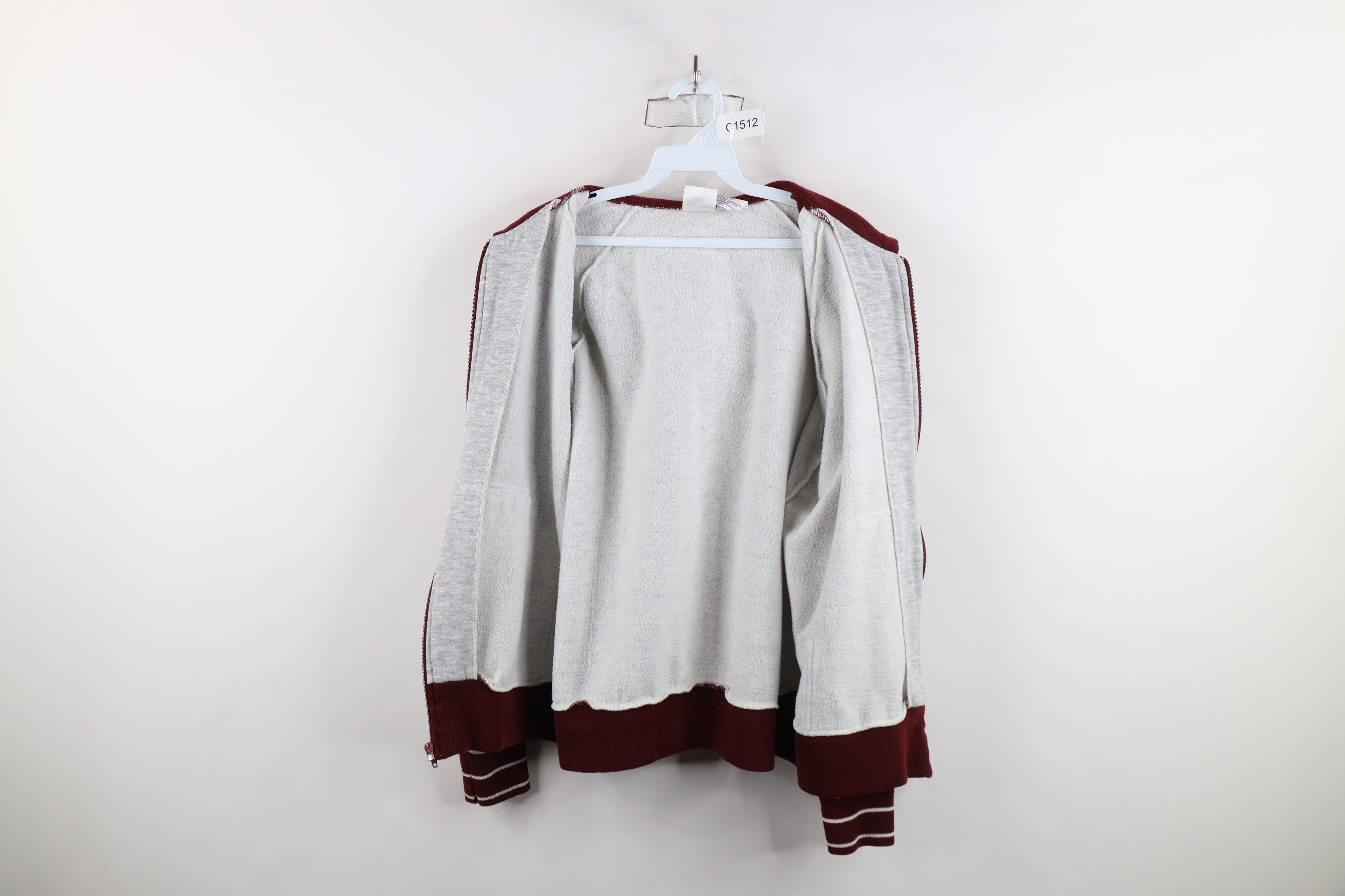 Vintage Vintage 70s Streetwear Triblend Full Zip Hoodie Sweatshirt Size US L / EU 52-54 / 3 - 11 Thumbnail
