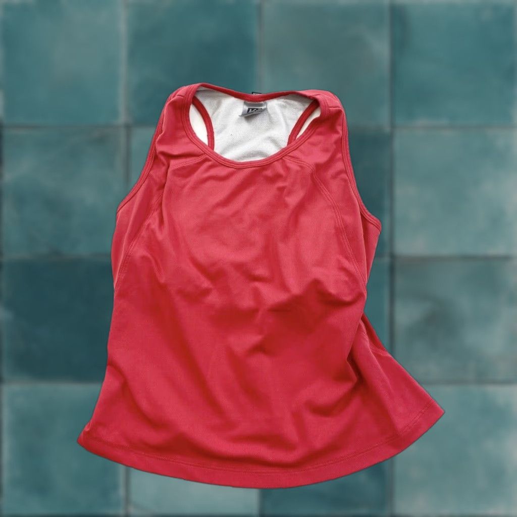 Vintage REI Sports Tank Women Small Pink Racerback Built-In Bra USA Shirt/Activewear Size S / US 4 / IT 40 - 1 Thumbnail
