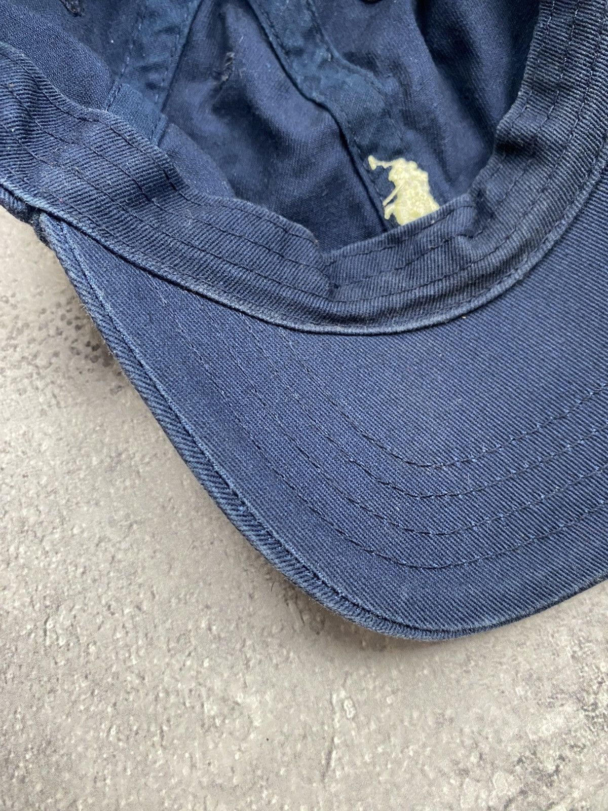 Polo Ralph Lauren Vintage Polo Ralph Lauren Cap Y2K Centre Logo Pony Blue Hat Size ONE SIZE - 10 Thumbnail