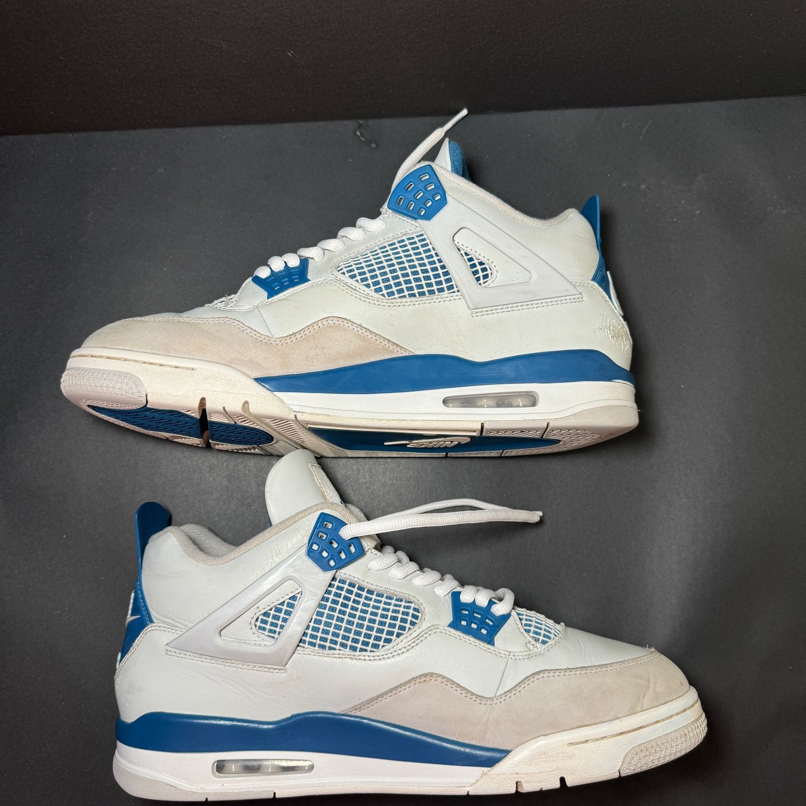 Jordan Brand × Nike Size 13 - Air Jordan 4 Retro Military Blue 2024 Men's Shoes Size US 13 / EU 46 - 3 Thumbnail