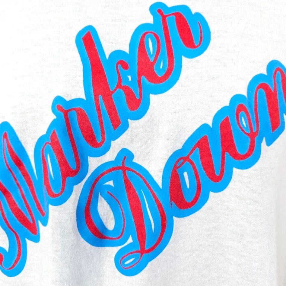 Vintage VINTAGE Marker Down T Shirt Mens Size Medium White 80s Las Vegas Bar Made In USA Size US M / EU 48-50 / 2 - 3 Thumbnail