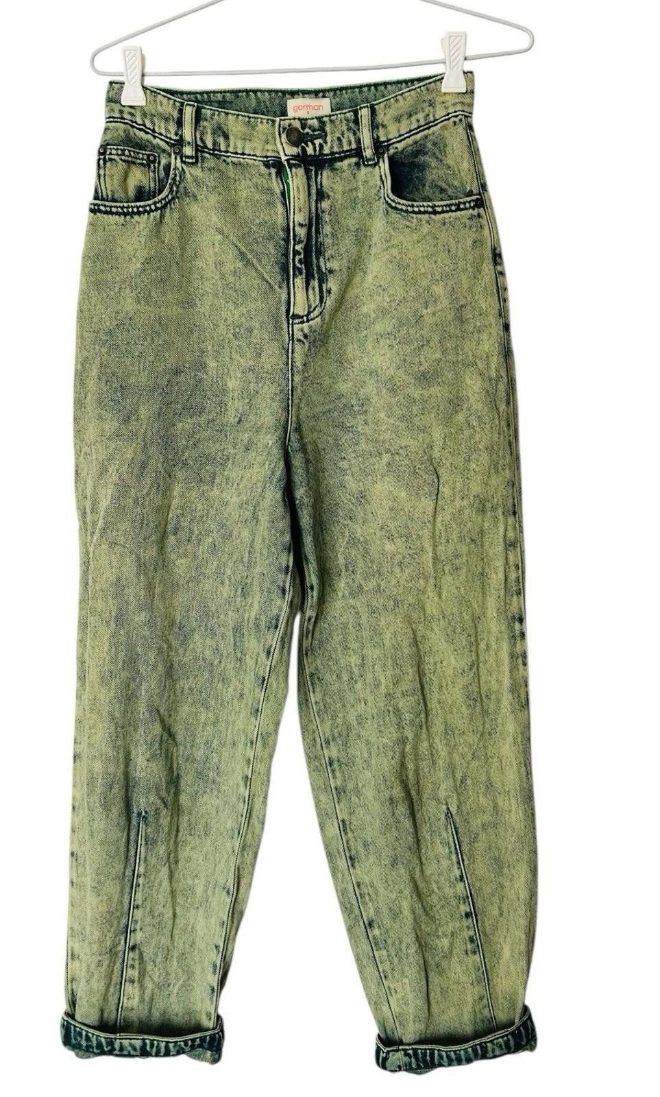 Designer Gorman Green Acid Wash Jeans Vtg 90’s Style Y2K - Sz 8/US 4 Size 27" / US 4 / IT 40 - 1 Thumbnail