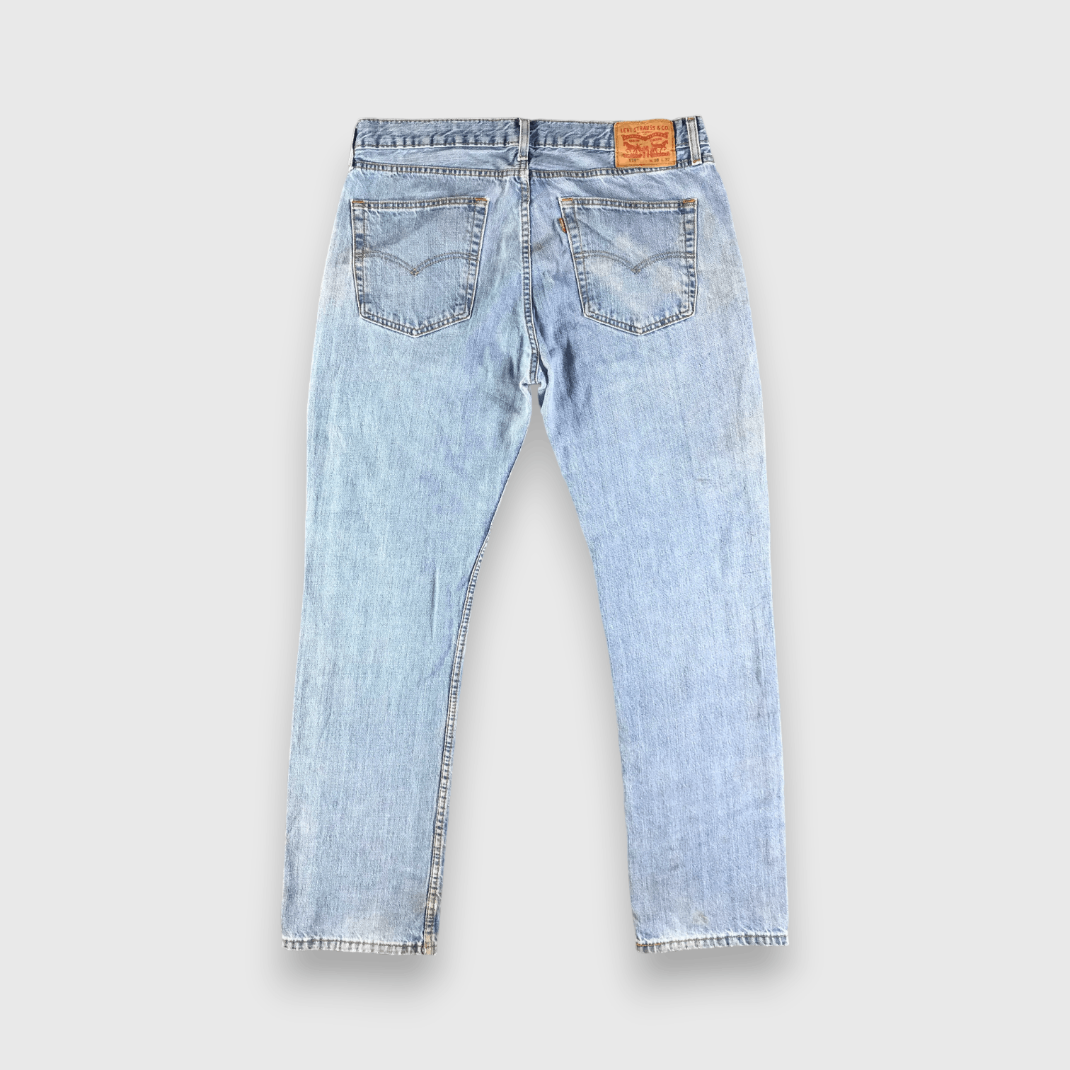 Levi's Vintage Blue Wash Levis 514 Jeans-J3455 Size US 37 - 2 Thumbnail