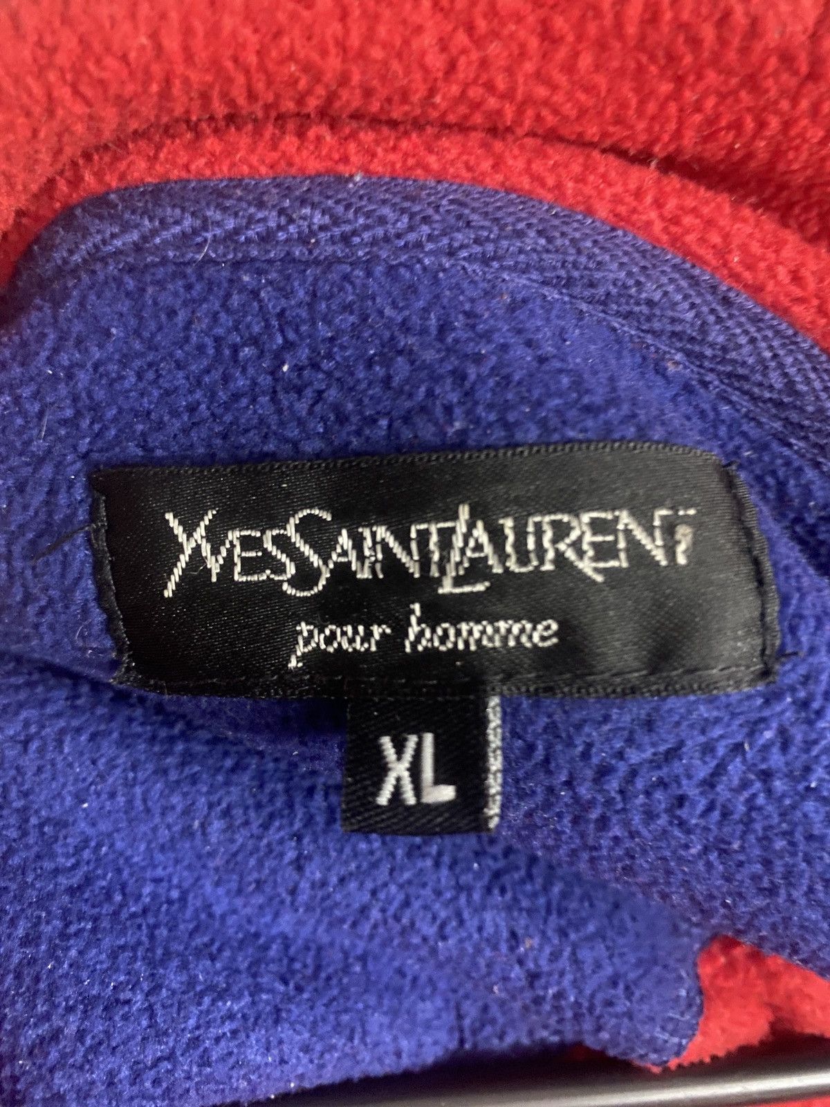 Vintage Ultra rare vintage ysl equipe half zip fleece Size US XL / EU 56 / 4 - 13 Thumbnail