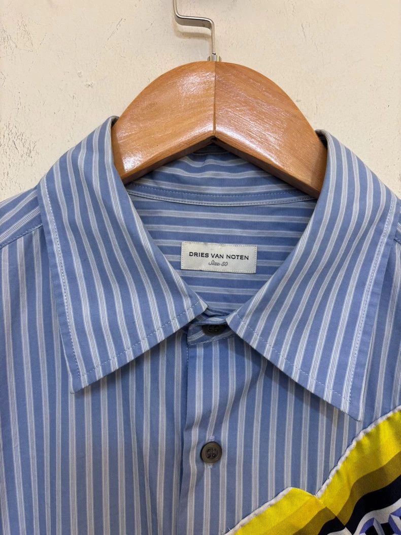 Dries Van Noten dries van notenSquare scarf embroidered shirt 2503-Nextarro Size US M / EU 48-50 / 2 - 2 Thumbnail