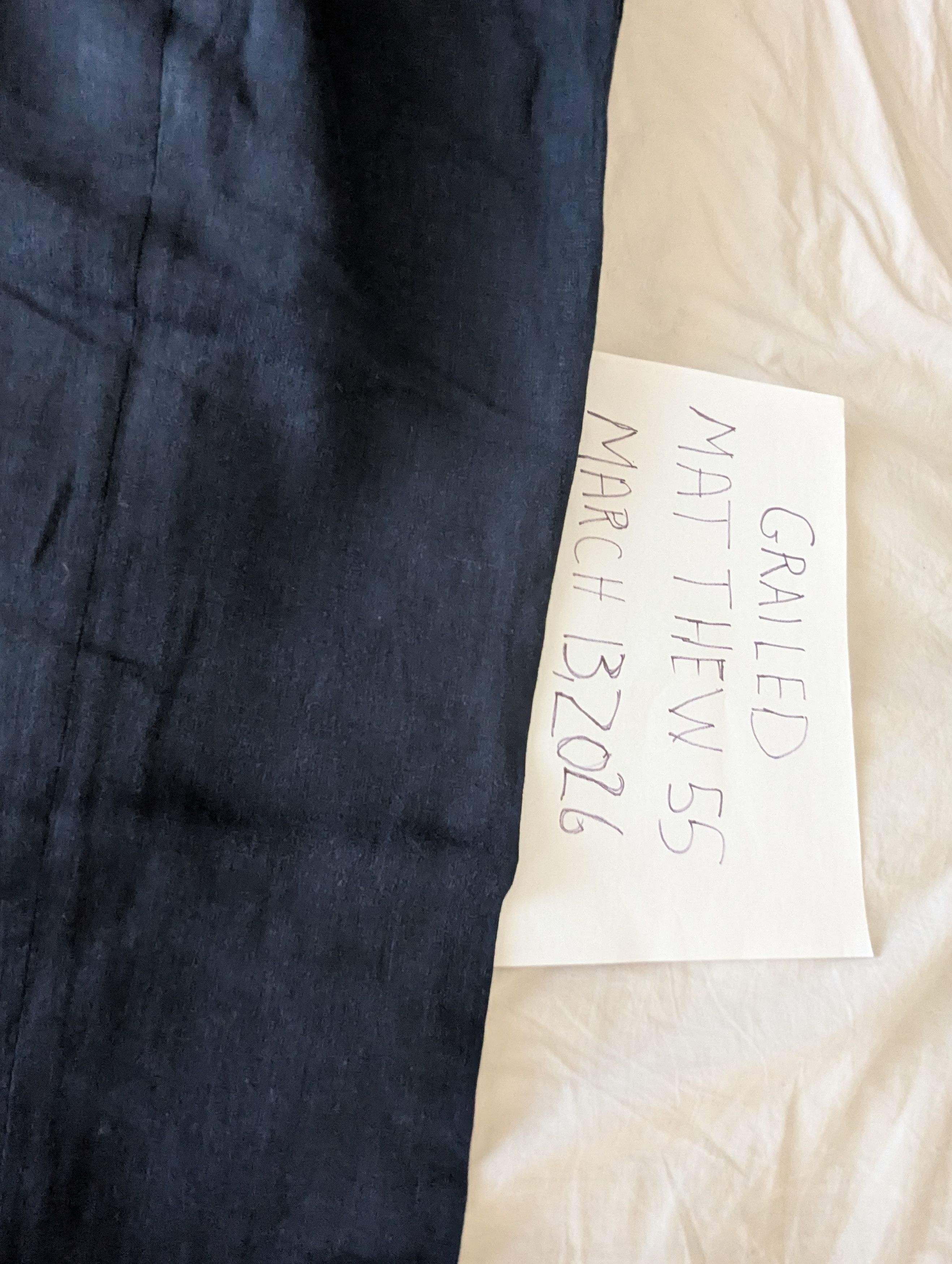 Polo Ralph Lauren Linen Blue Pant Size 36R - 2 Thumbnail