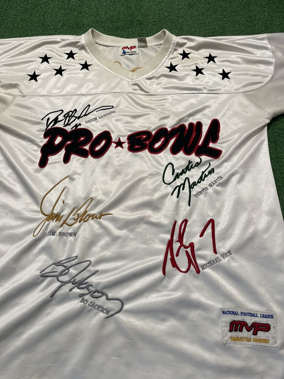 Mvp × NFL × Vintage MVP Pro Bowl Vintage NFL Jersey Size US XL / EU 56 / 4 - 3 Thumbnail