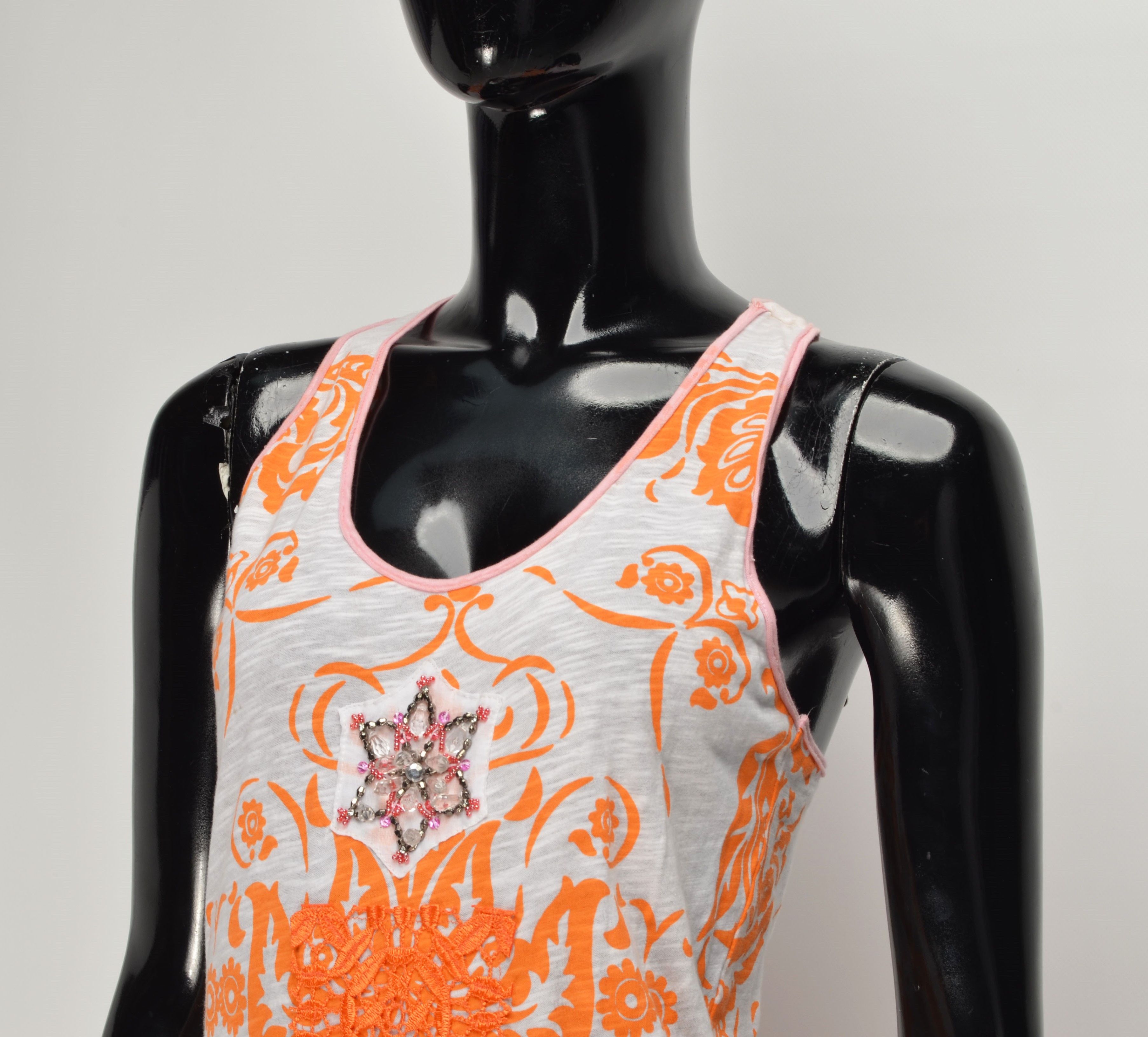 Custo Barcelona × Designer × Vintage Custo Barcelona Y2K Beaded Embellishments Fairy Mini Dress Size S / US 4 / IT 40 - 2 Thumbnail