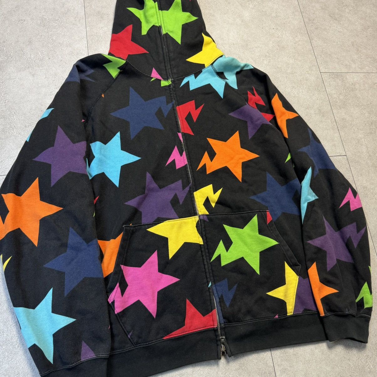 Bape Bape Sta Pattern Full Zip Hoodie Size US L / EU 52-54 / 3 - 3 Thumbnail