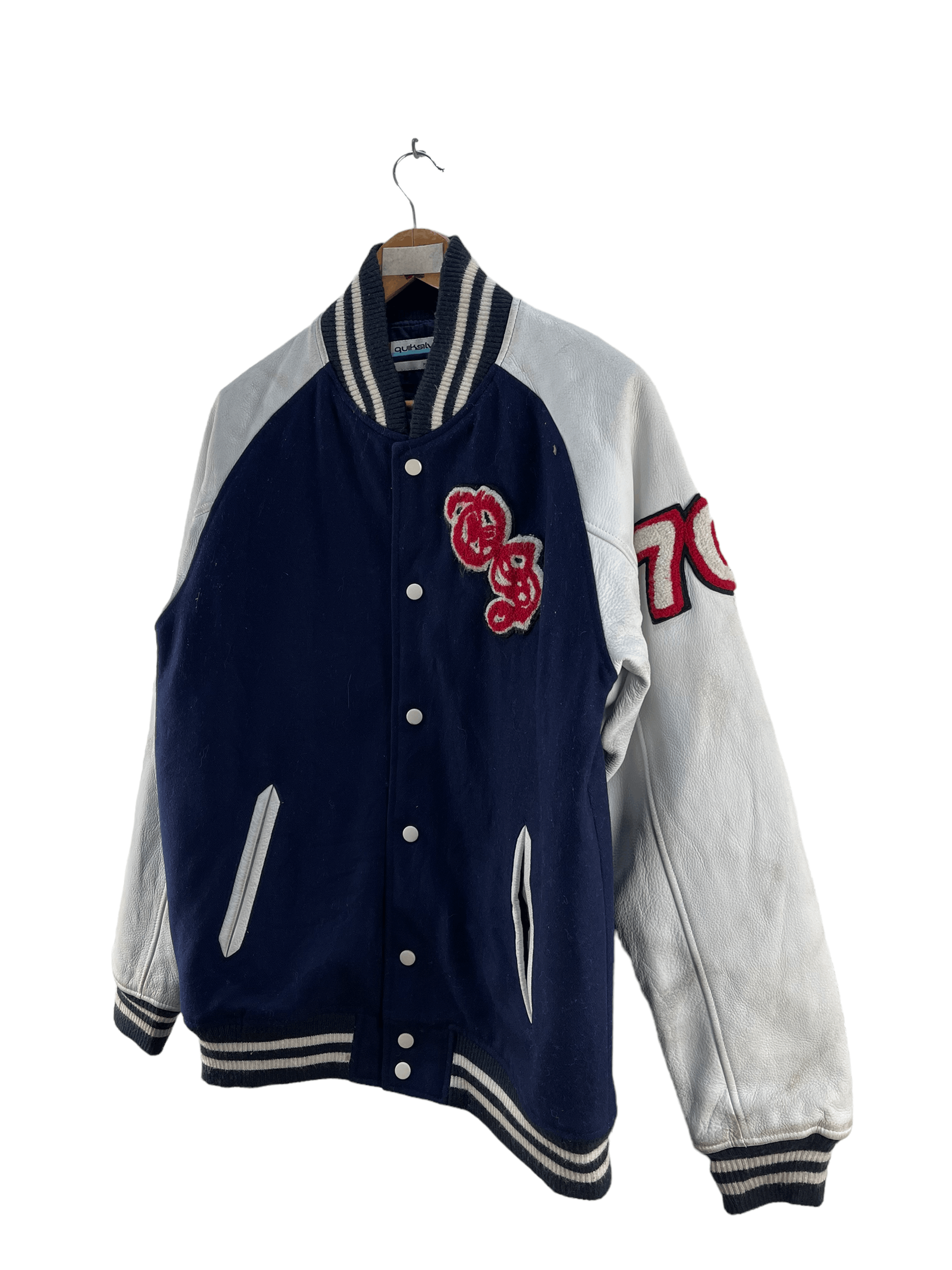 Quiksilver Vintage Quiksilver Boardriding Company Varsity Jacket Size US M / EU 48-50 / 2 - 7 Thumbnail
