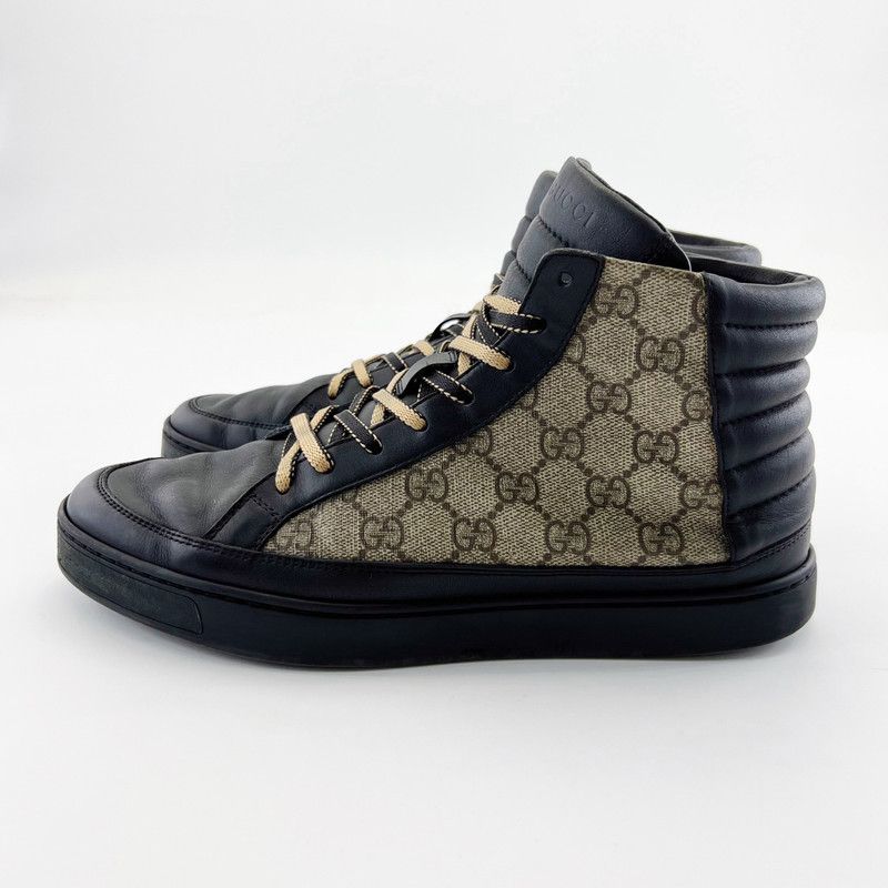 Gucci High-Top Leather Sneakers for Men