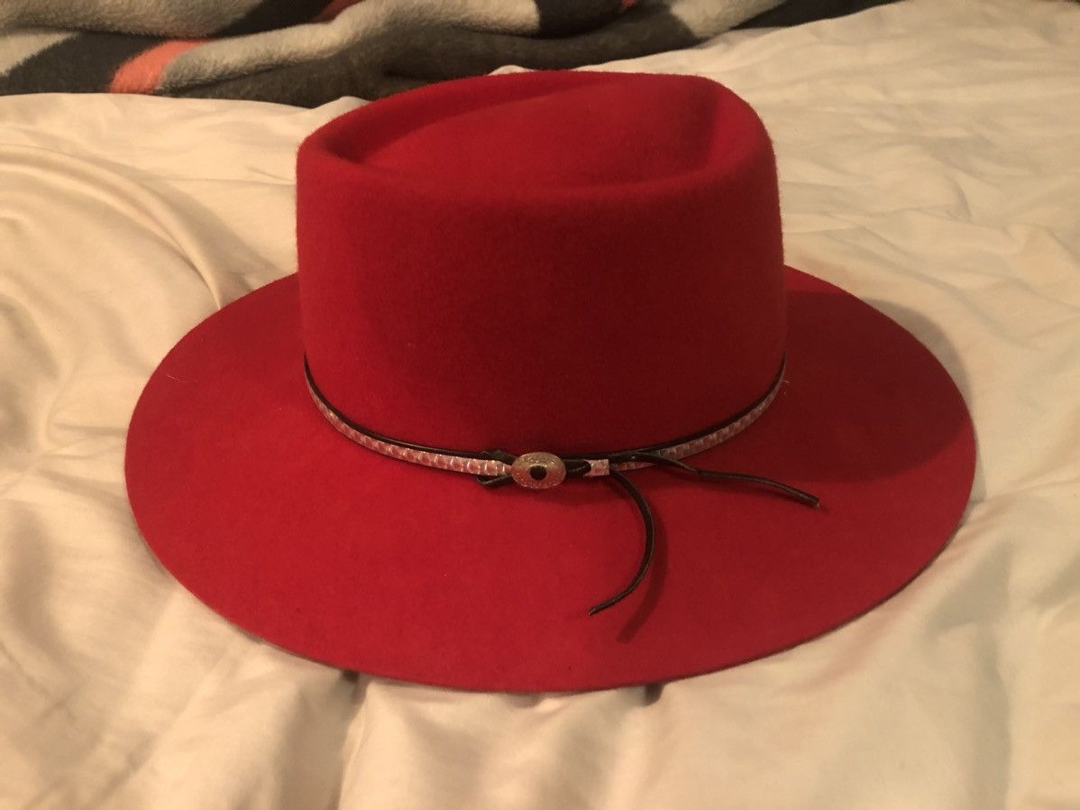 Vintage Red fedora Size ONE SIZE - 1 Thumbnail