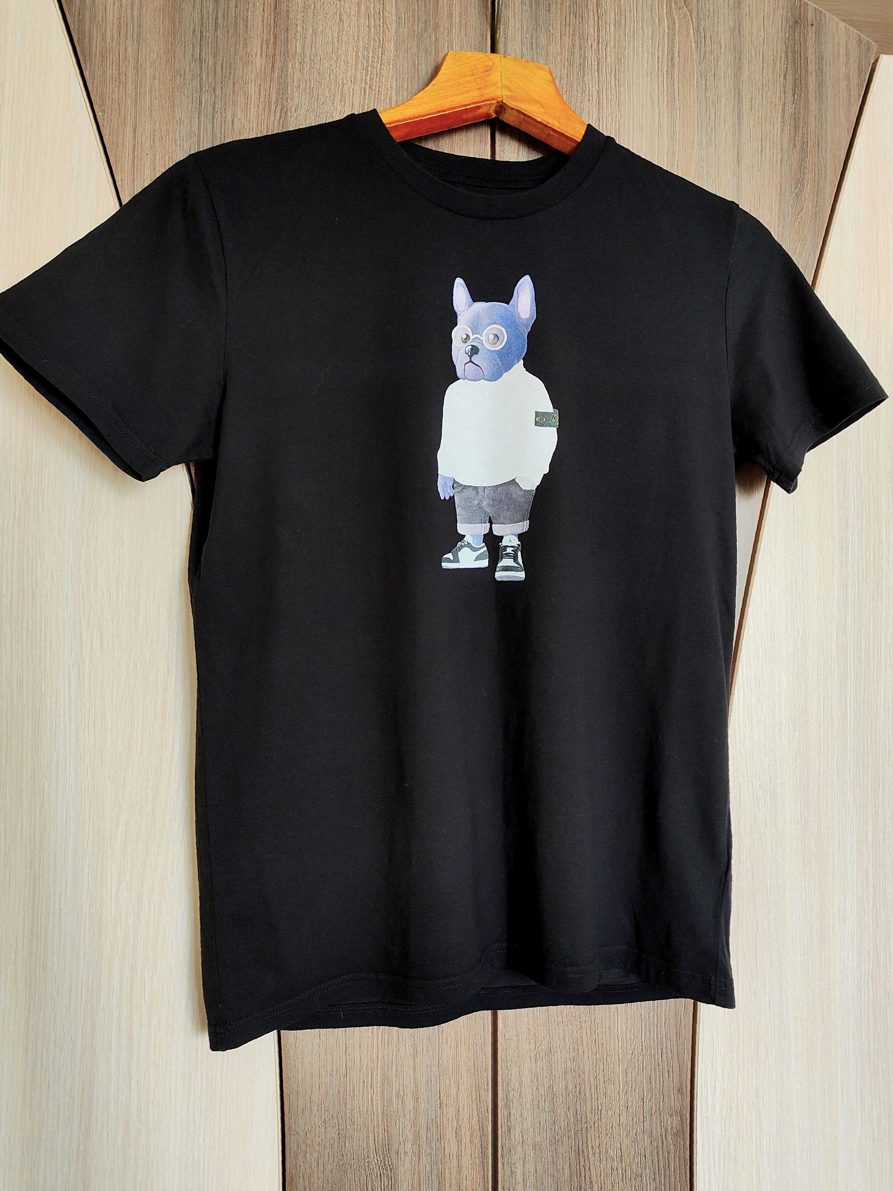 Stanley Blacker French bulldog fair wear stone island t-shirt s-m Size US S / EU 44-46 / 1 - 6 Thumbnail