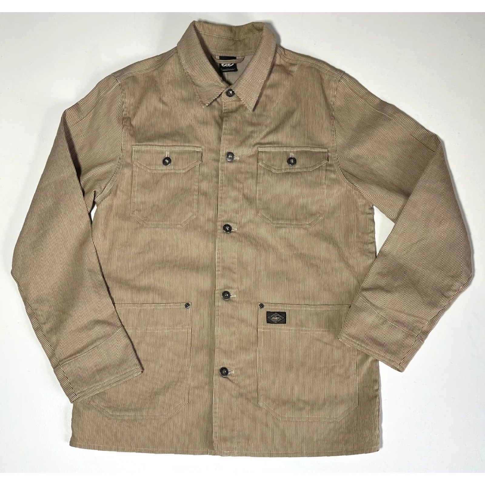 Nike **Vintage Men's Nike 6.0 Skateboarding Chore Jacket Sample Striped Sz M** User: Vintage Men's Nike 6.0 Skateboarding Chore Jacket Striped Sample Sz M Size US M / EU 48-50 / 2 - 3 Thumbnail