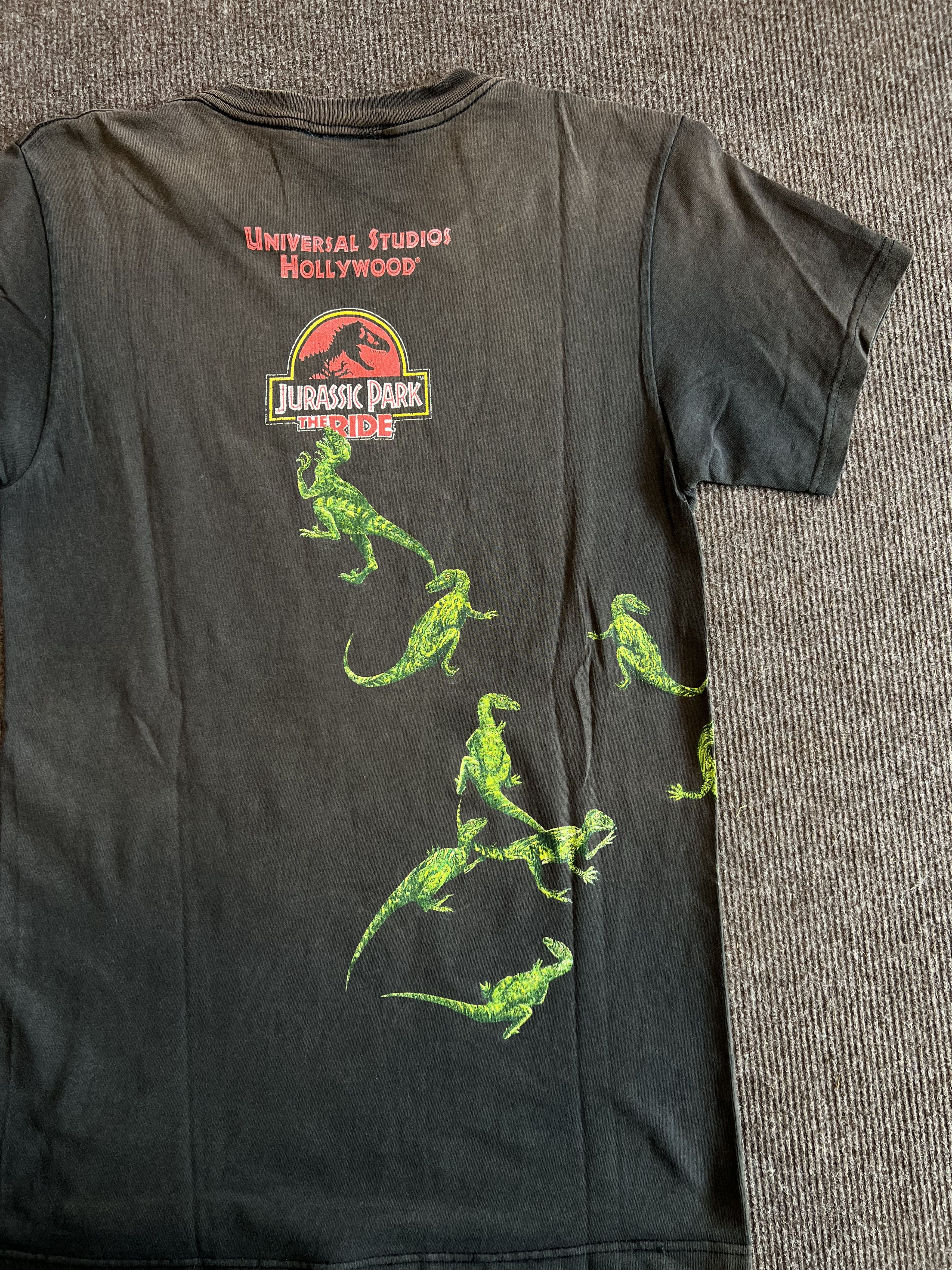 Universal Studios Vintage 90s Jurassic Park The Ride T-Shirt Universal Studios Size US S / EU 44-46 / 1 - 6 Thumbnail