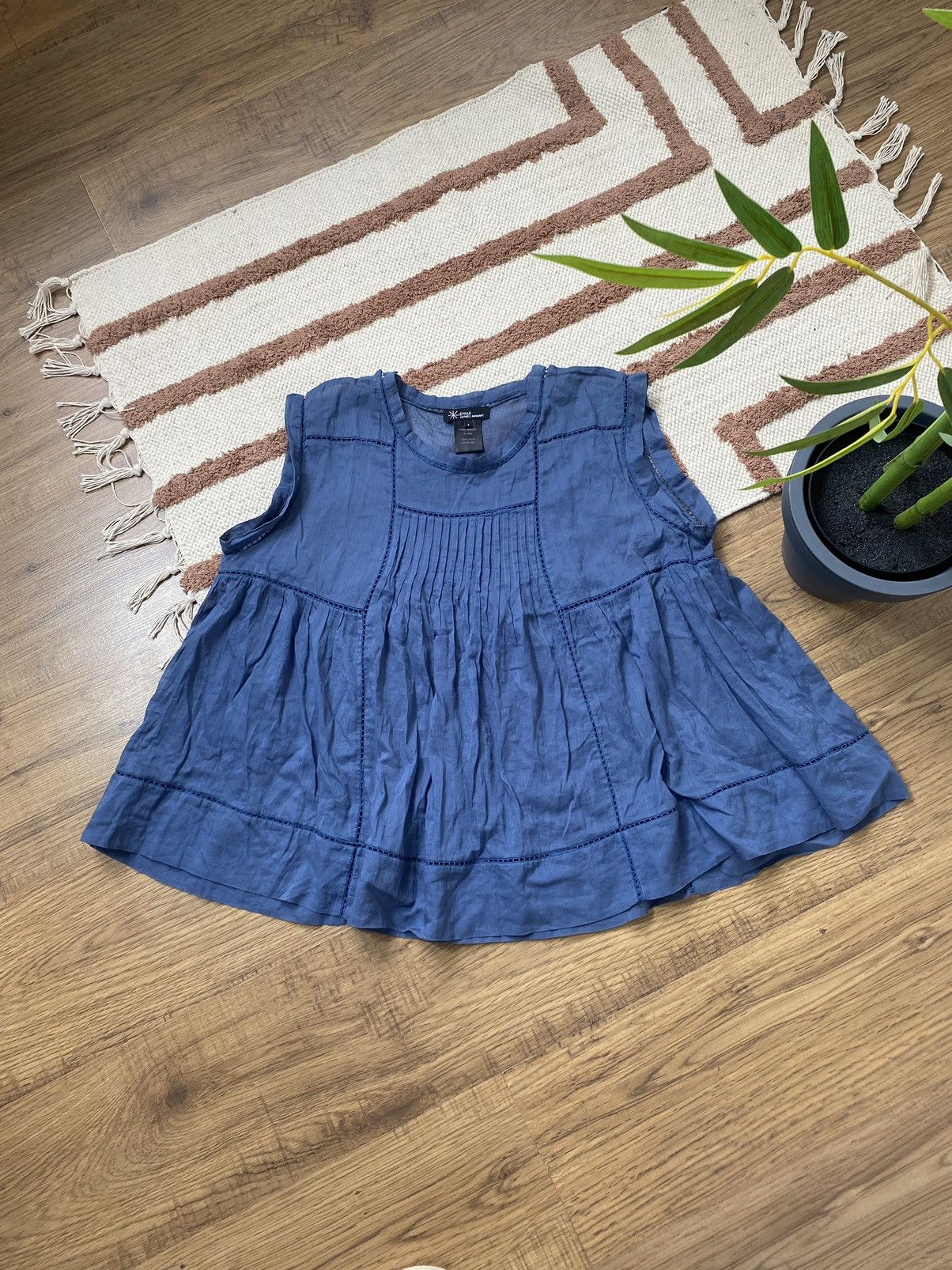 Isabel Marant VINTAGE ISABEL MARANT BLUE MESH BLOUSE Size M / US 6-8 / IT 42-44 - 2 Thumbnail