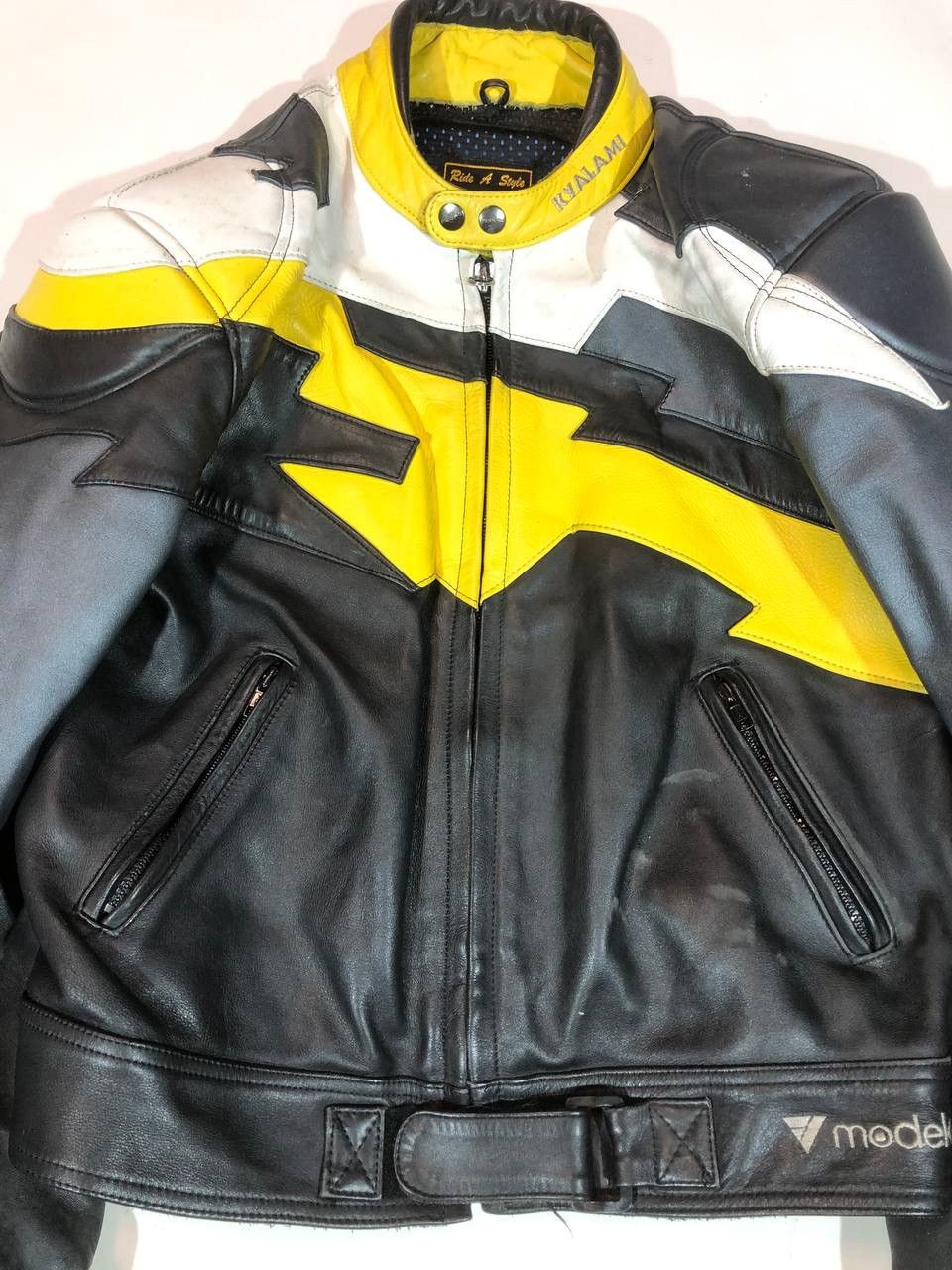 Other Modeka Kyalami Avangarde Racing Moto Leather Jacket Vintage Size US L / EU 52-54 / 3 - 3 Thumbnail