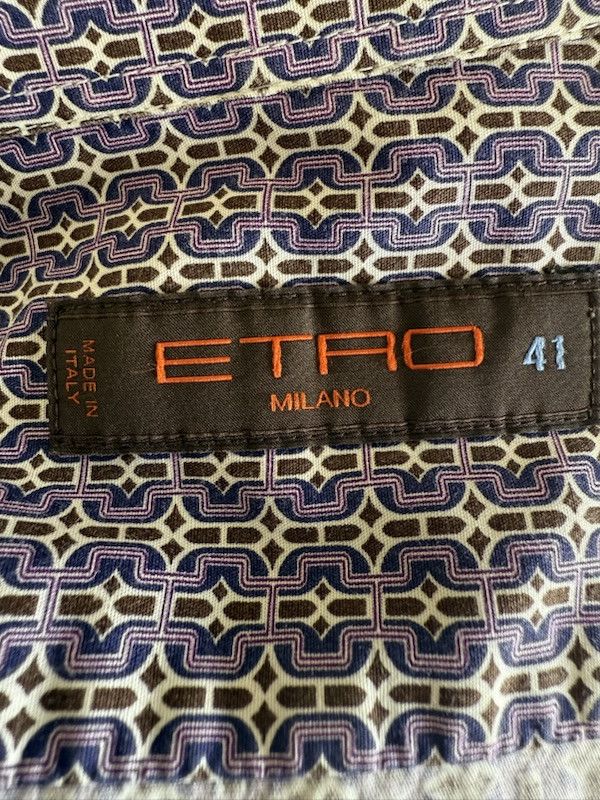 Etro Etro Milano Camicia Uomo Taglia L Size US L / EU 52-54 / 3 - 9 Thumbnail