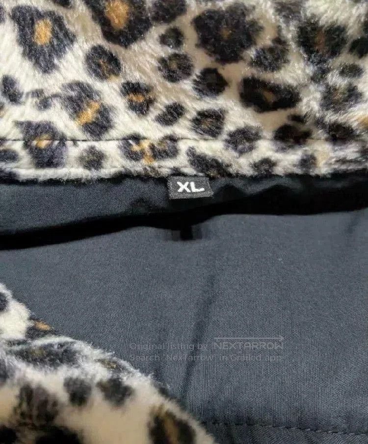 VINNY's Fake Fur White Leopard Shirt. Size US XL / EU 56 / 4 - 5 Thumbnail