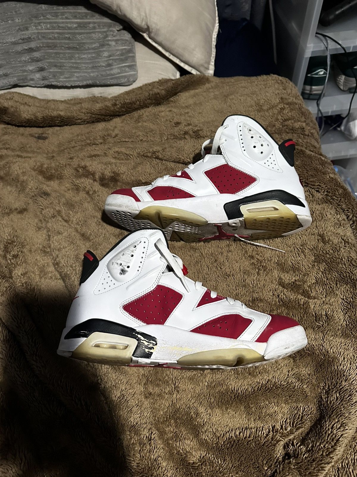 Jordan Brand Jordan 6 carmine Size US 11.5 / EU 44-45 - 2 Thumbnail