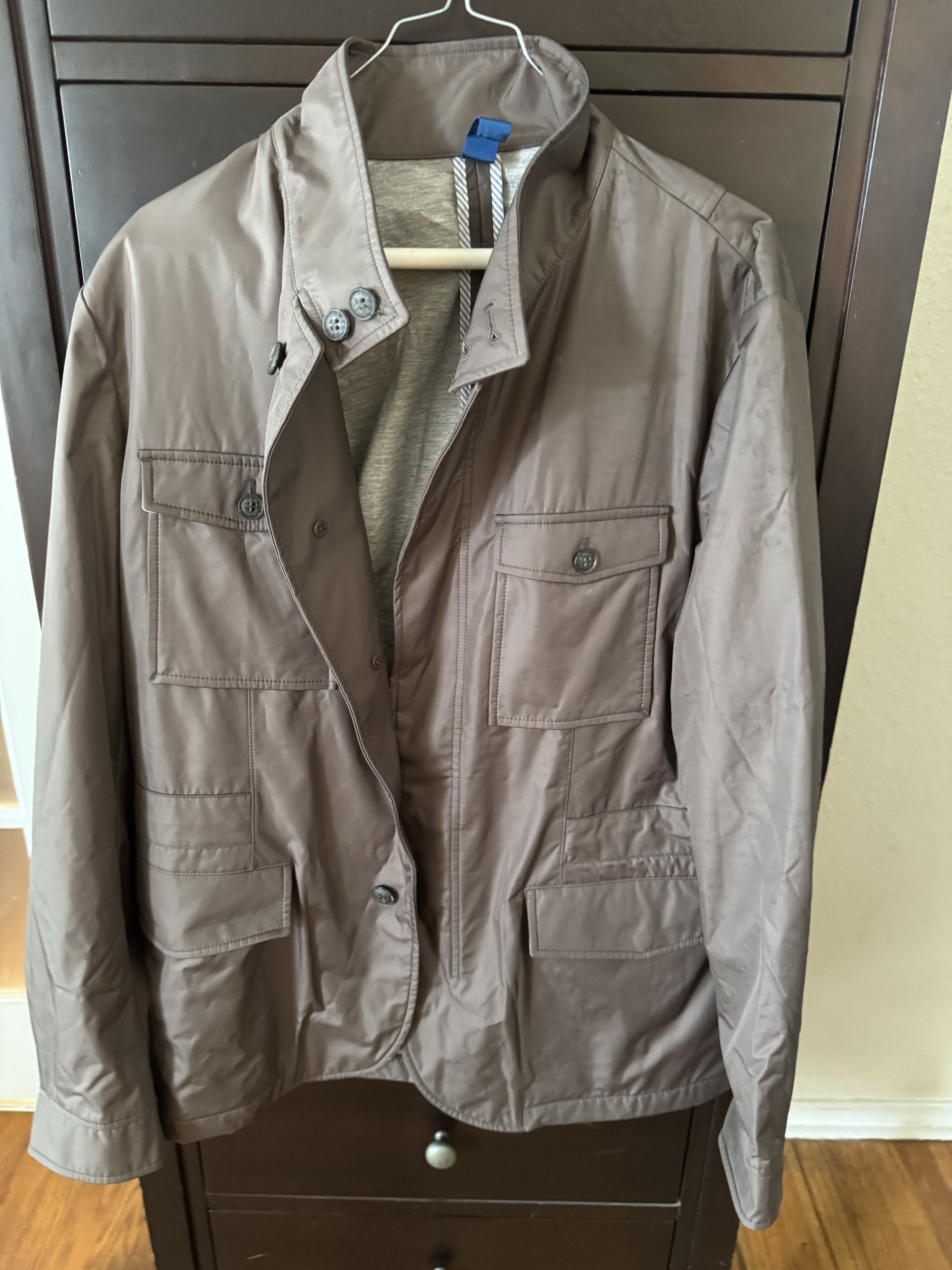 Saks Fifth Avenue Saks Fifth Avenue Light Jacket (Raincoat) Size US L / EU 52-54 / 3 - 1 Thumbnail