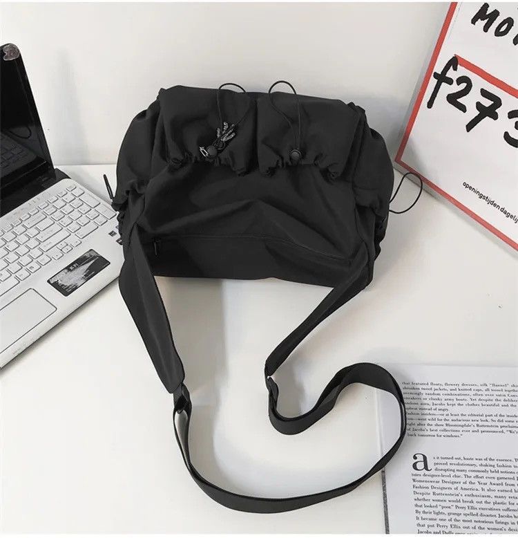 Japanese Brand × Vintage Japanese Style Tote Shoulder Canvas Bag school Size ONE SIZE - 3 Thumbnail