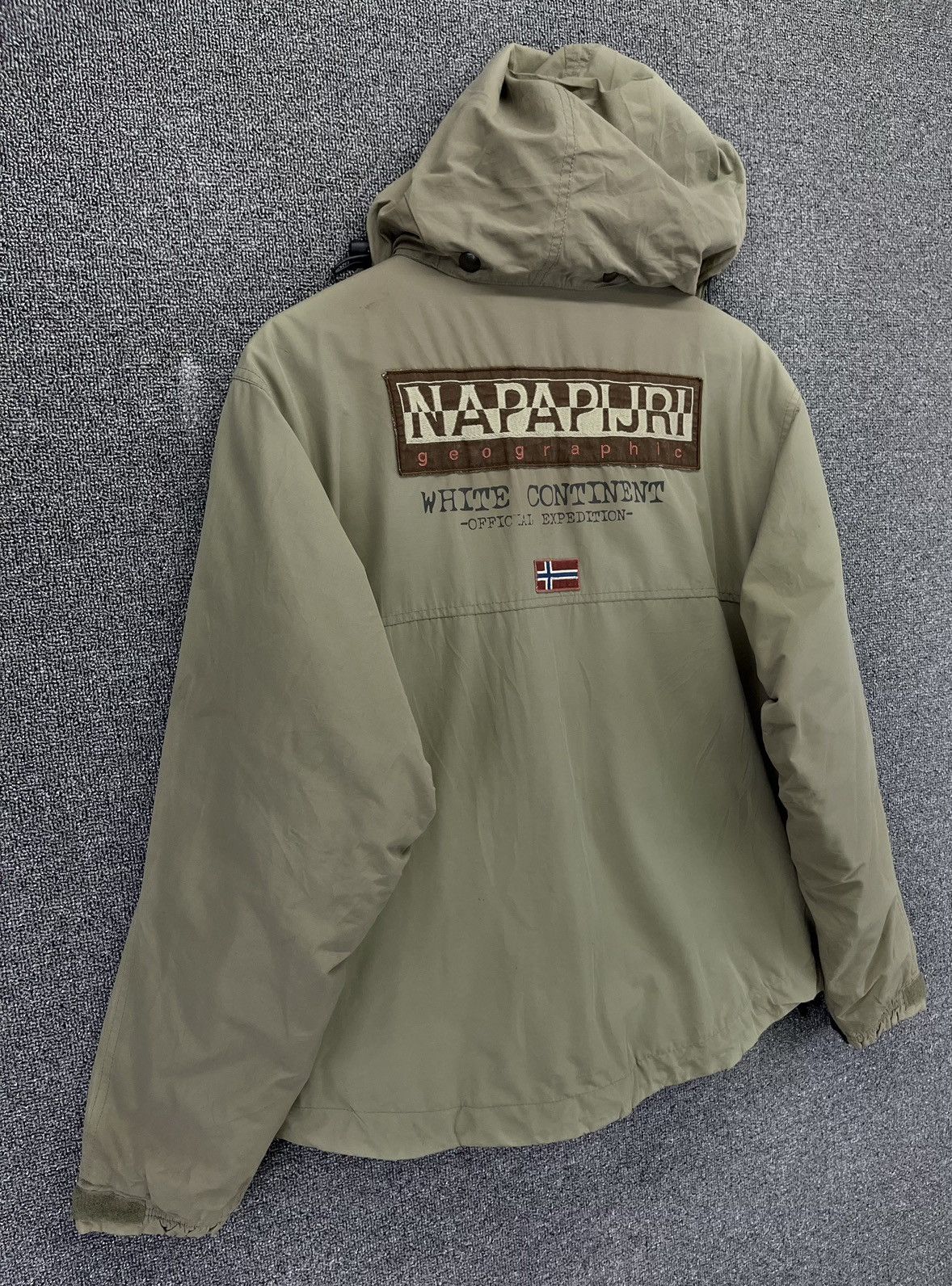 Napapijri Vintage Napapijri Geographic Hooded Zip Up Jacket Size US XS / EU 42 / 0 - 2 Thumbnail