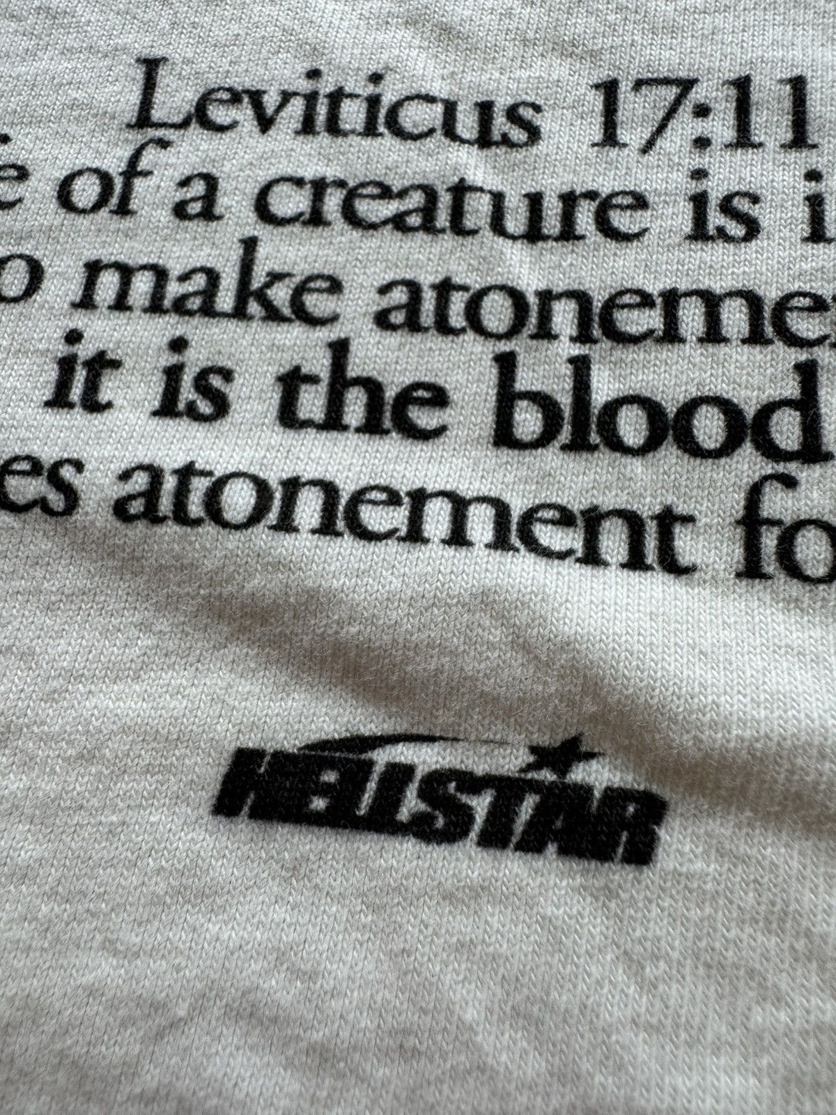 HELLSTAR Hellstar Blood Scan Tee Shirt White Size US M / EU 48-50 / 2 - 12 Thumbnail