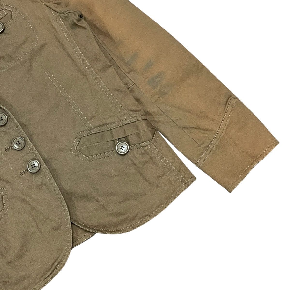 Marc Jacobs Marc Jacobs Y2k Khaki Utility Military Style Blazer Jacket Size XS / US 0-2 / IT 36-38 - 3 Thumbnail