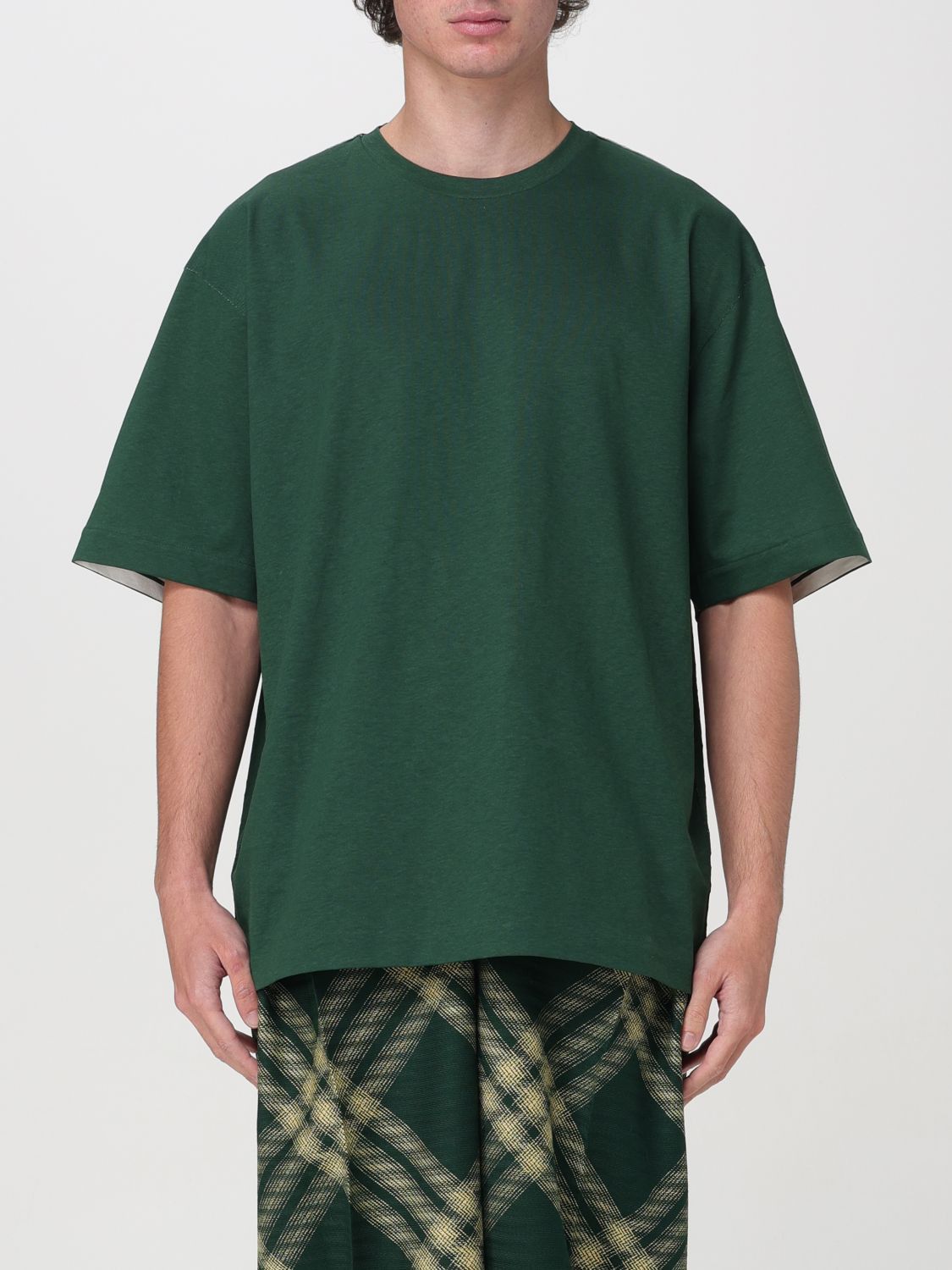 image of Burberry T-Shirt Men Green (Size XL)