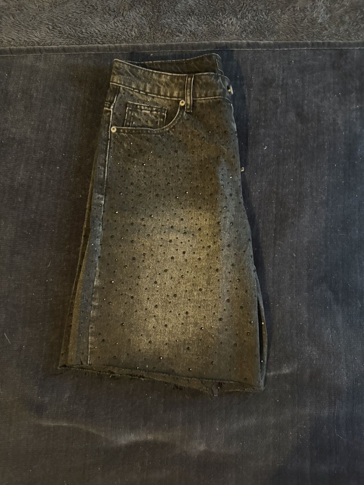 HMDD HMDD Billie Jean denim shorts black Size US 30 / EU 46 - 4 Thumbnail