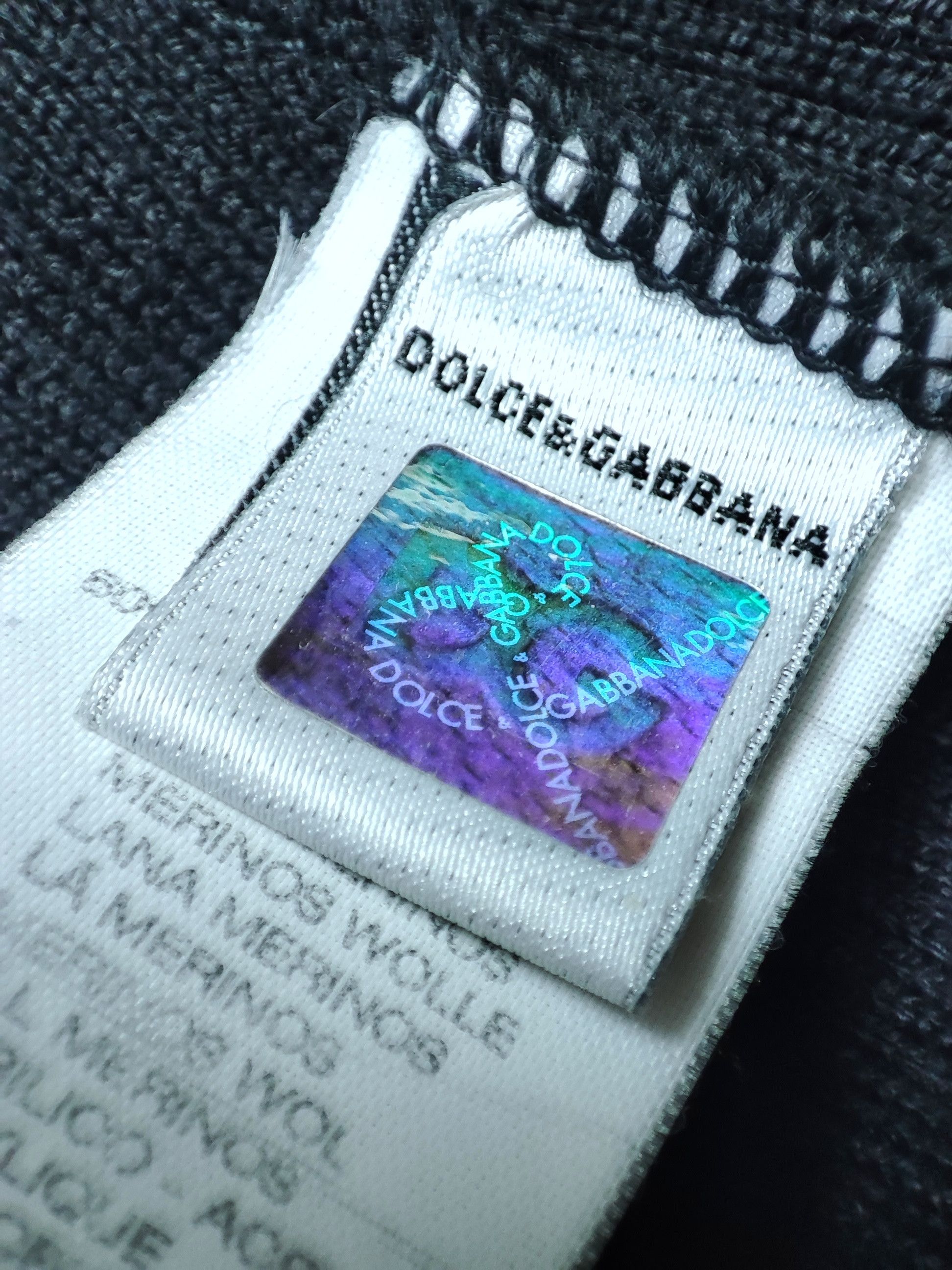 Dolce & Gabbana Dolce & Gabbana Navy Wool Beanie DG Logo Y2k Size ONE SIZE - 7 Thumbnail