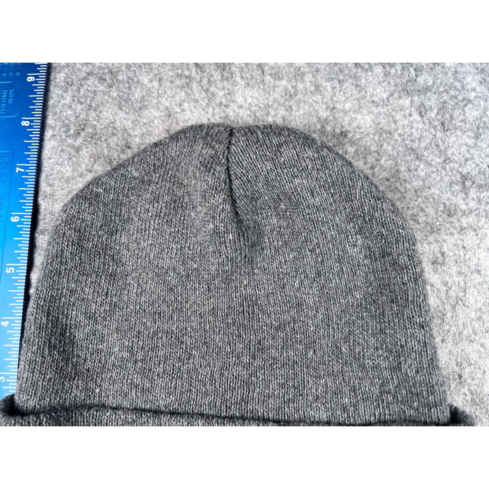Vintage Momentum Beanie Toque Adult One Size Gray Knit Wool Blend Beanie Weight Lightweight Unisex Adults Seasonal Outdoor Ski Mens Women Girls Boys Size ONE SIZE - 3 Thumbnail