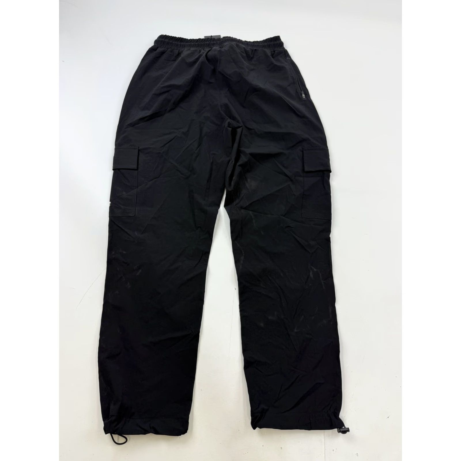 Vintage HSTL MADE Flex Cargo Pants Mens Large Black Elastic Waist Drawstring Pockets Cargo Casual Size US 33 - 7 Thumbnail